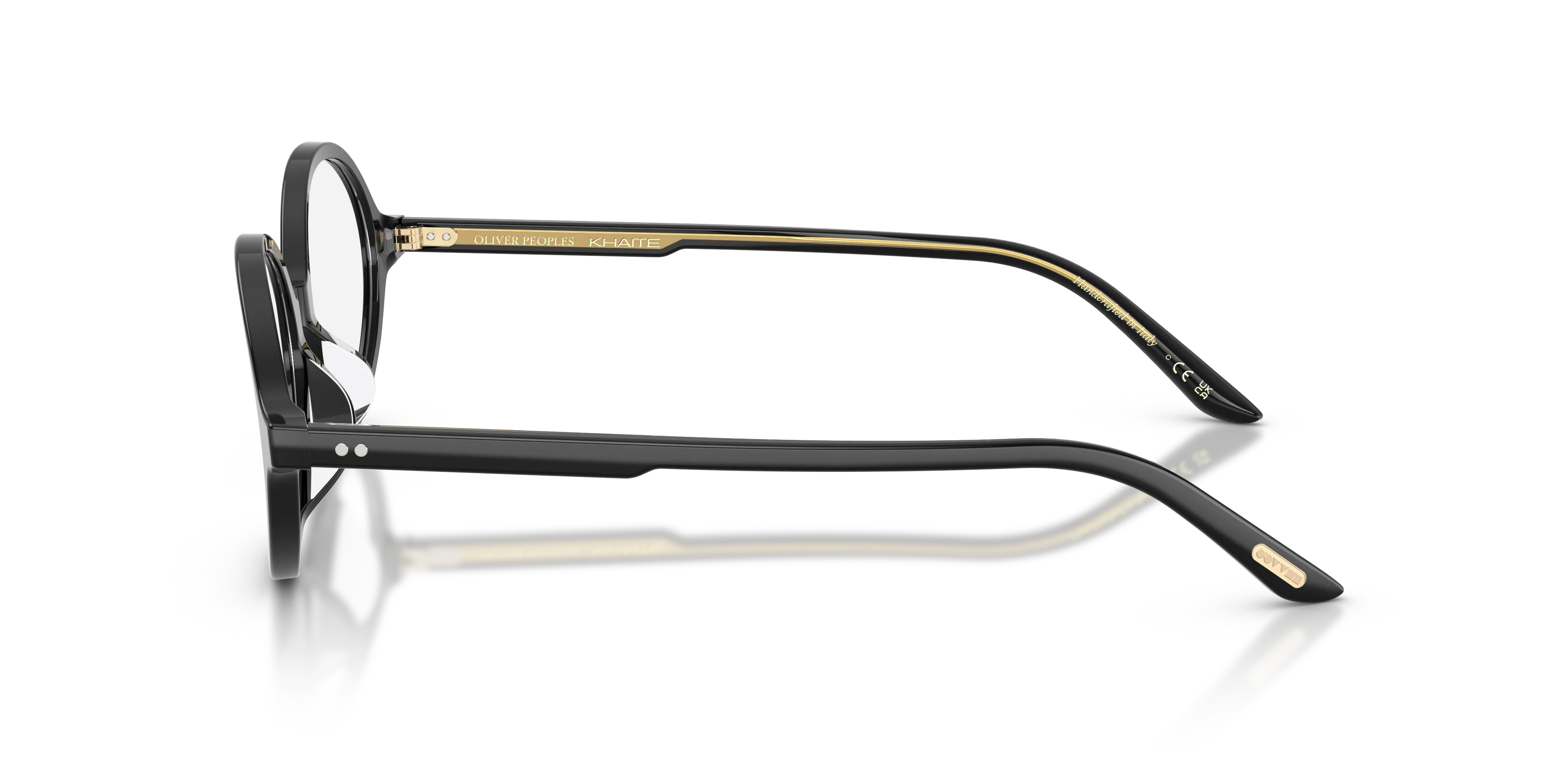 Oliver Peoples OV5574U 2000RX 1492 Montature da vista Acetato Nero Trasparente Rotonda Normale - immagine 4