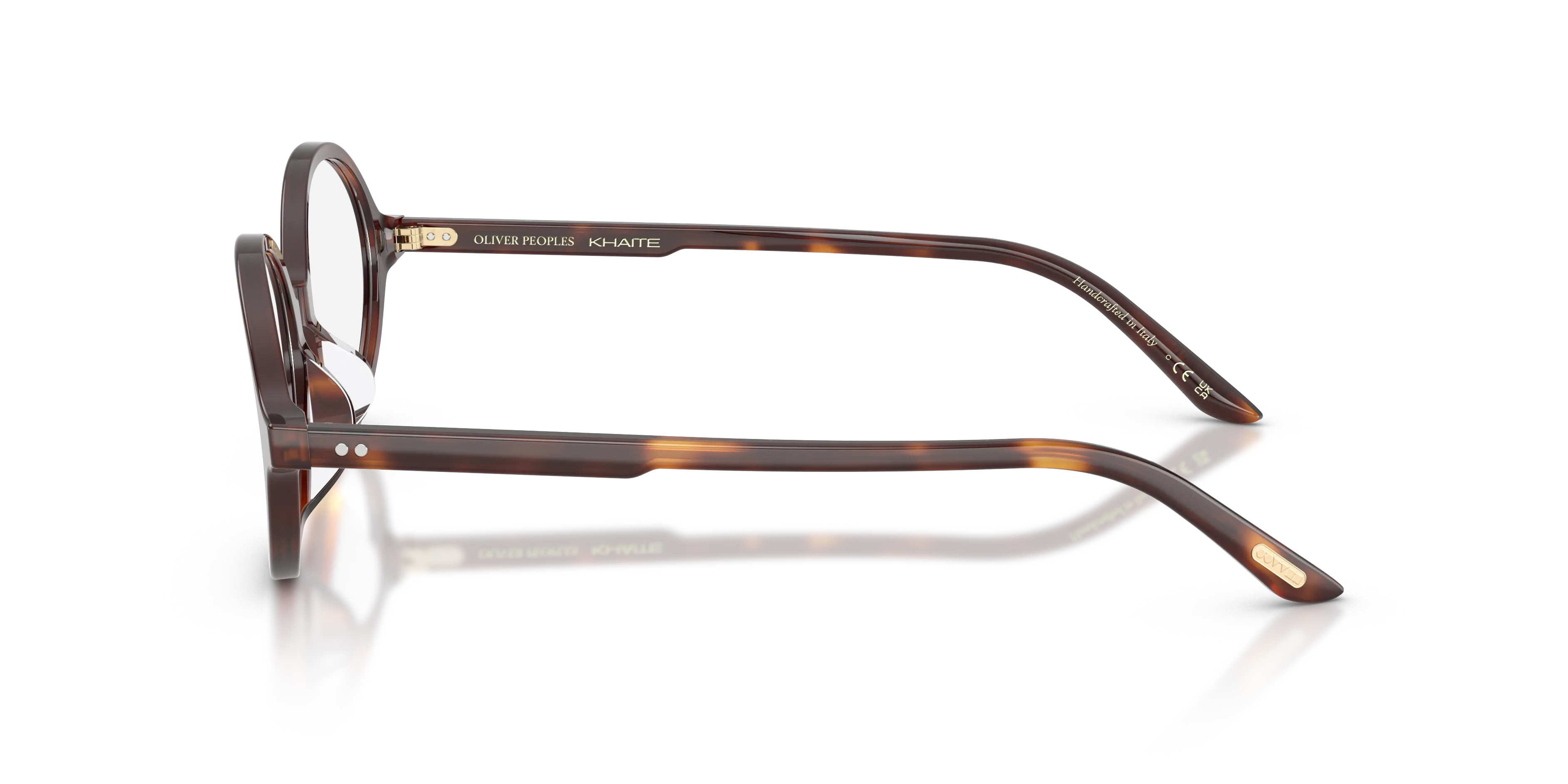 Oliver Peoples OV5574U 2000RX 1007 Montature da vista Acetato Tartaruga Trasparente Rotonda Normale - immagine 4