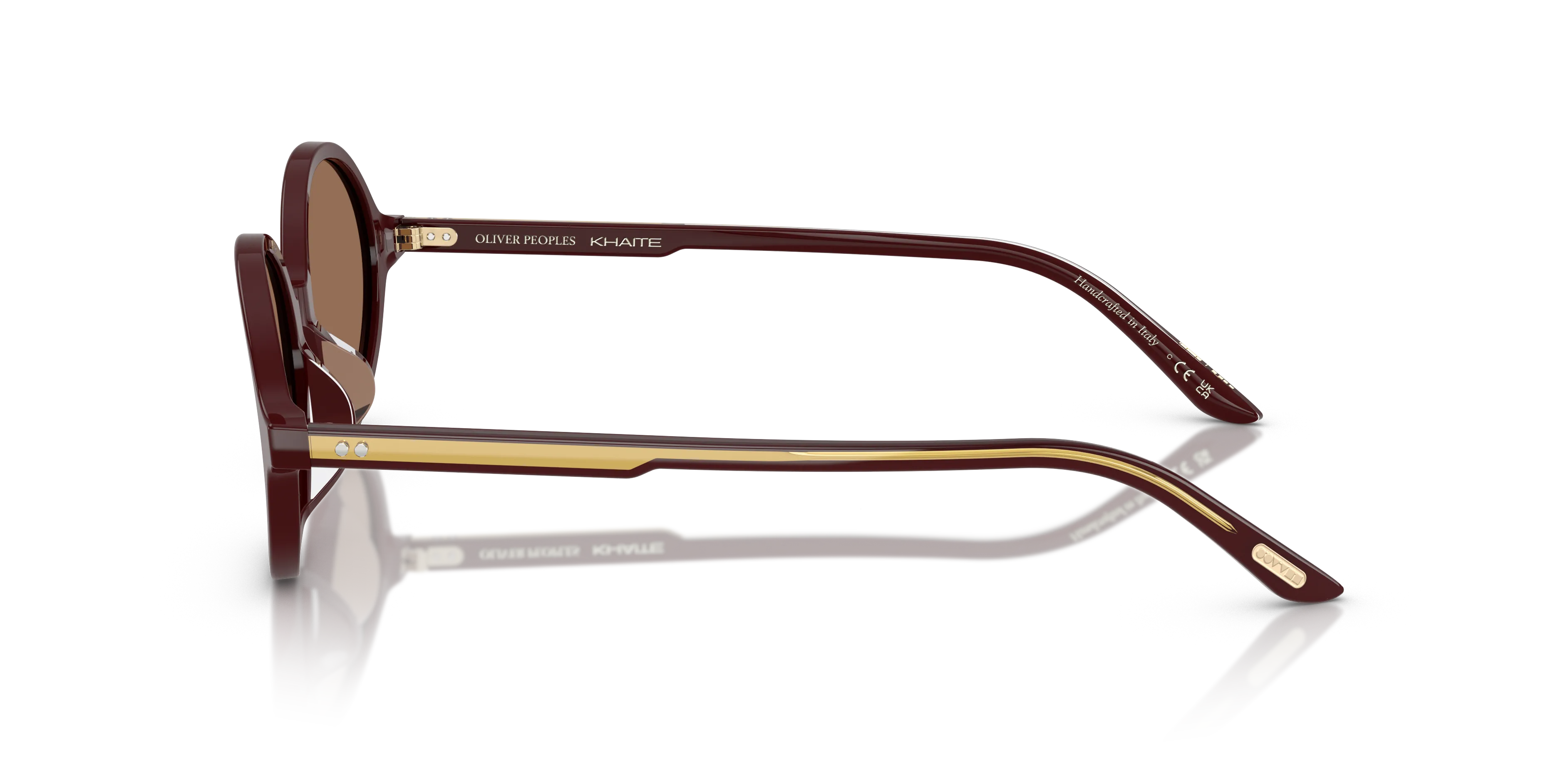 Oliver Peoples OV5574SU 2000C 178973 Occhiali da sole Acetato Viola Marrone Rotonda Normale - immagine 4