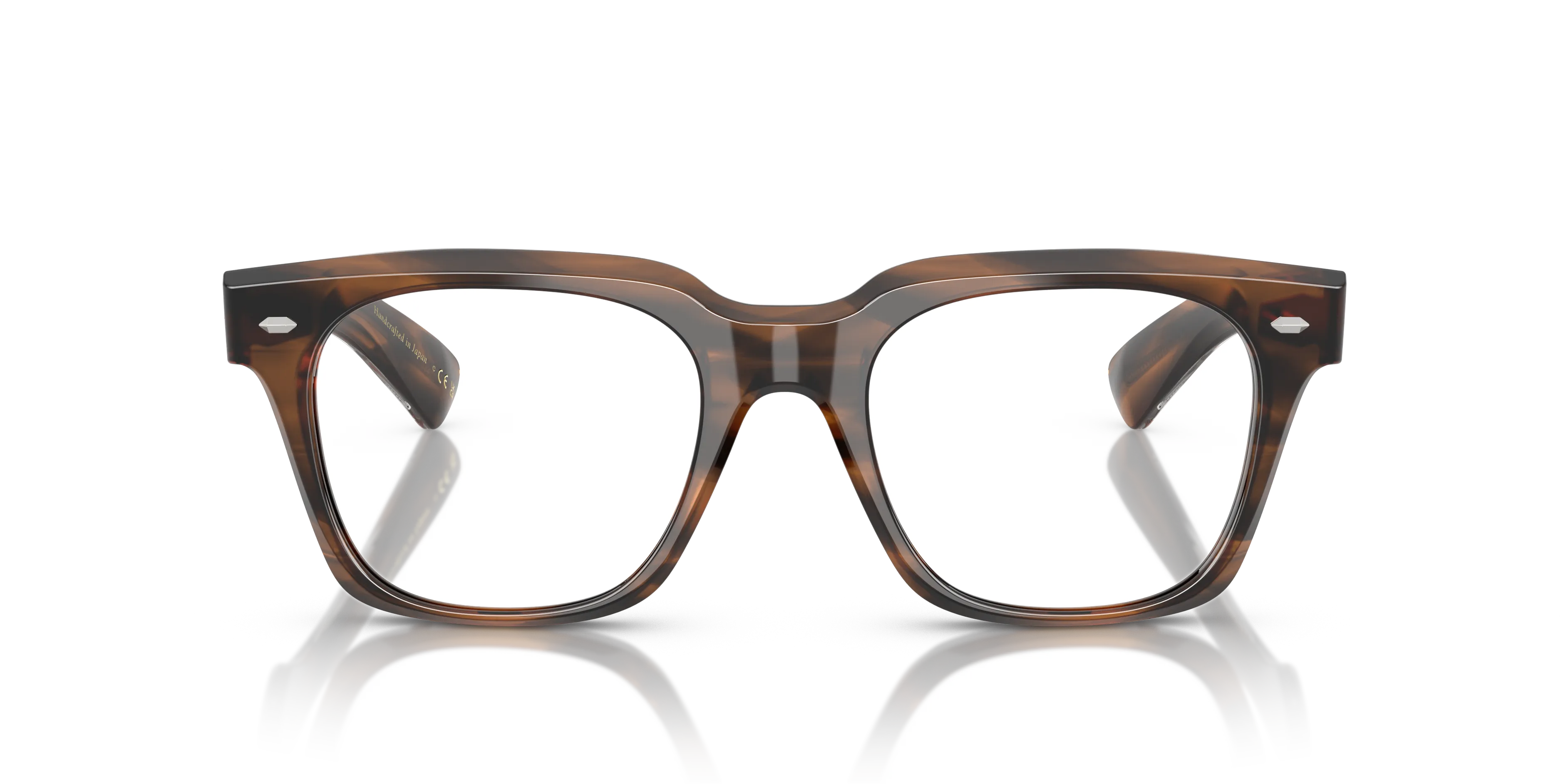 Oliver Peoples OV5570U ALFREY 1794 Montature da vista Acetato Marrone Trasparente Squadrata Normale - immagine 3