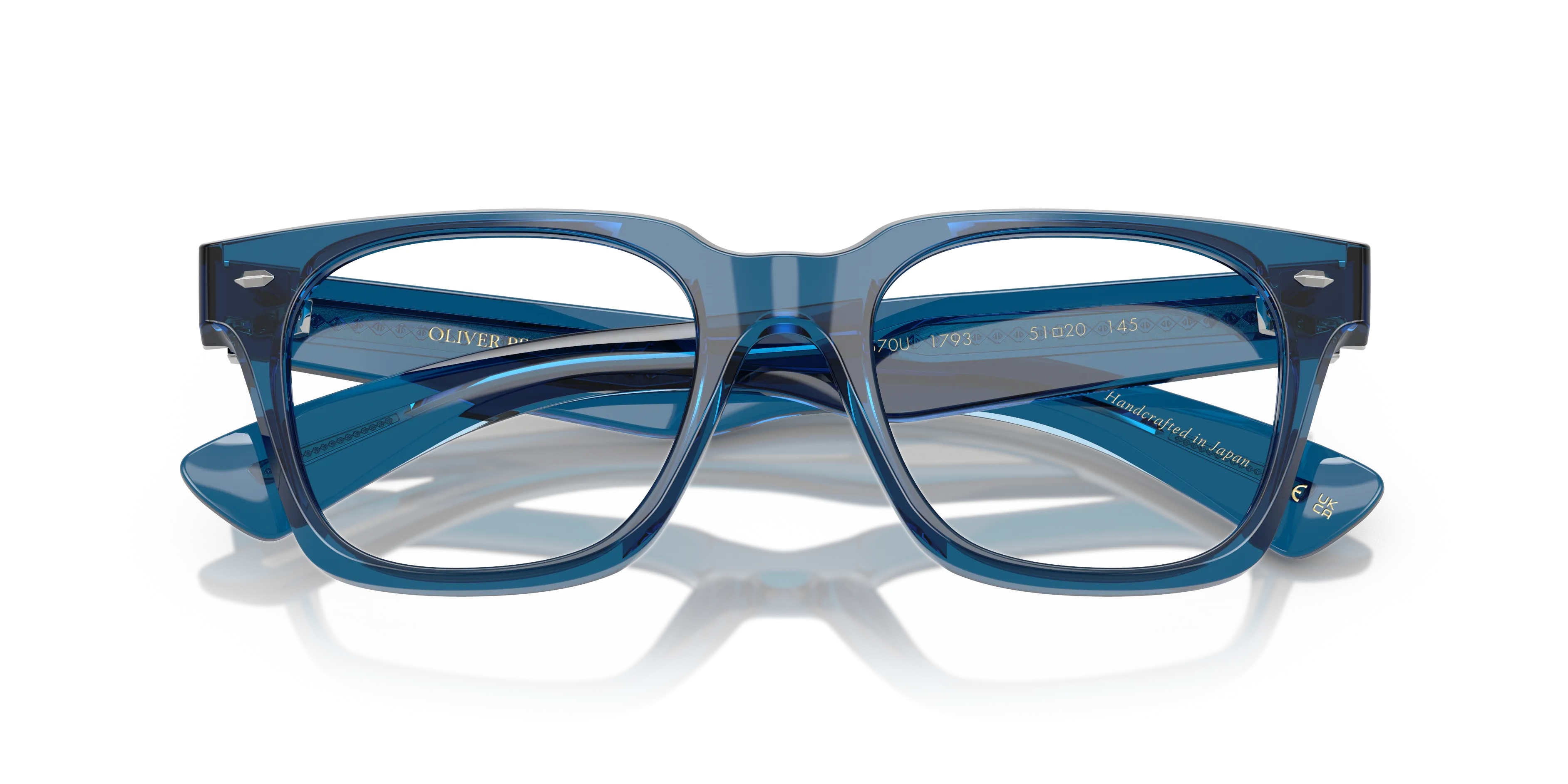 Oliver Peoples OV5570U ALFREY 1793 Montature da vista Acetato Blu Trasparente Squadrata Normale - immagine 2