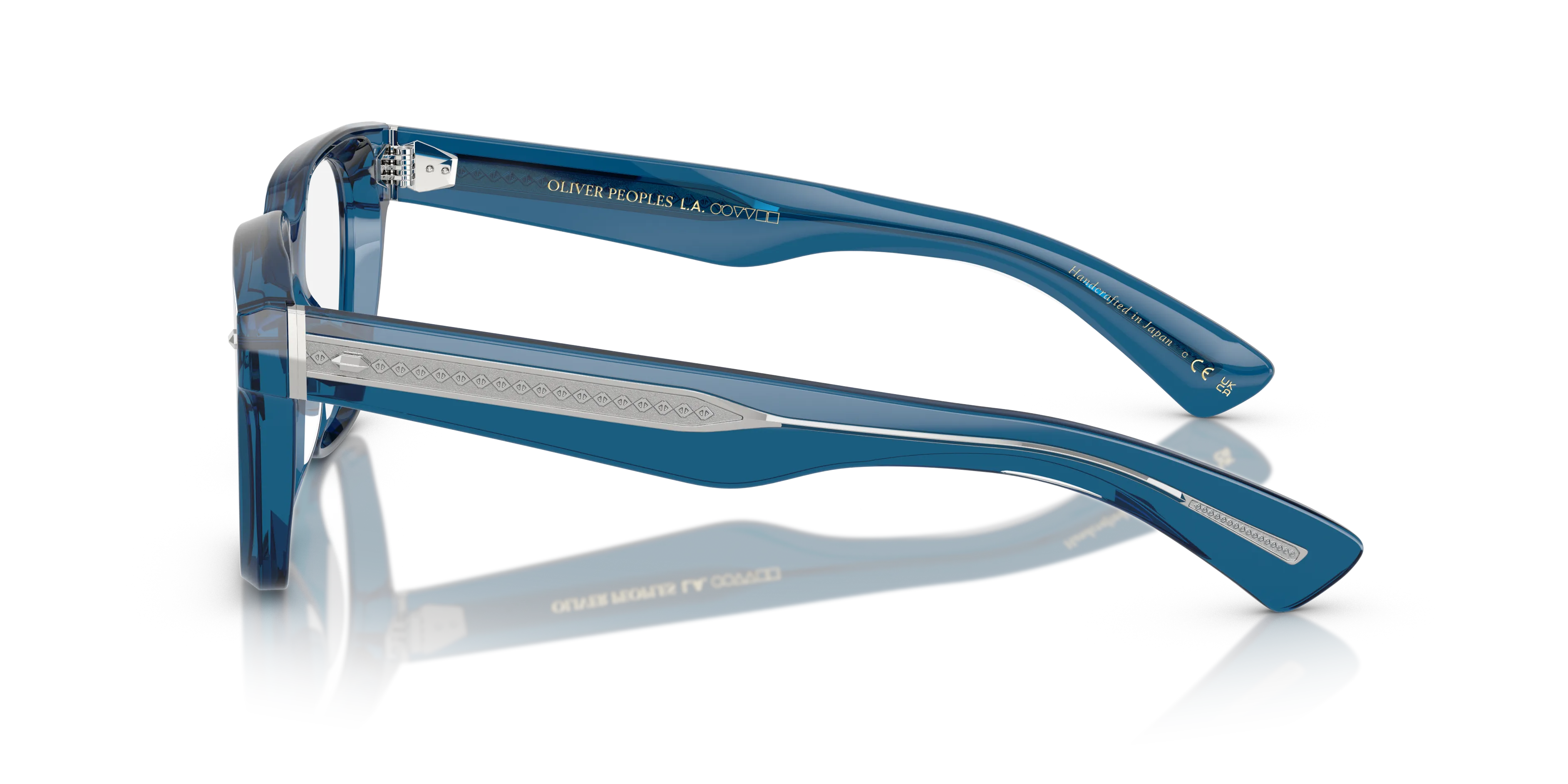 Oliver Peoples OV5570U ALFREY 1793 Montature da vista Acetato Blu Trasparente Squadrata Normale - immagine 4
