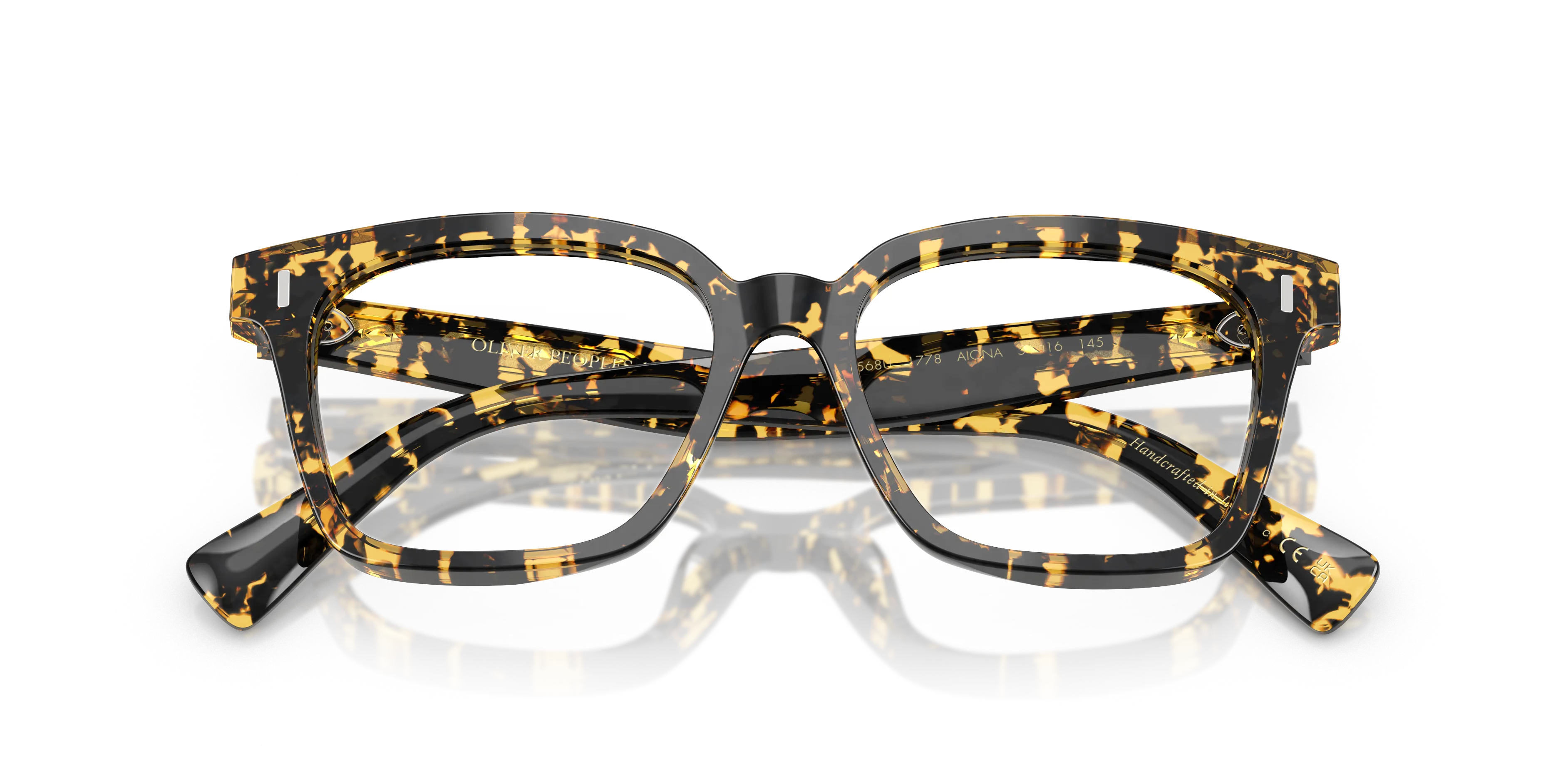 Oliver Peoples OV5568U AIONA 1778 Montature da vista Acetato Tartaruga Trasparente Pillow Normale - immagine 2