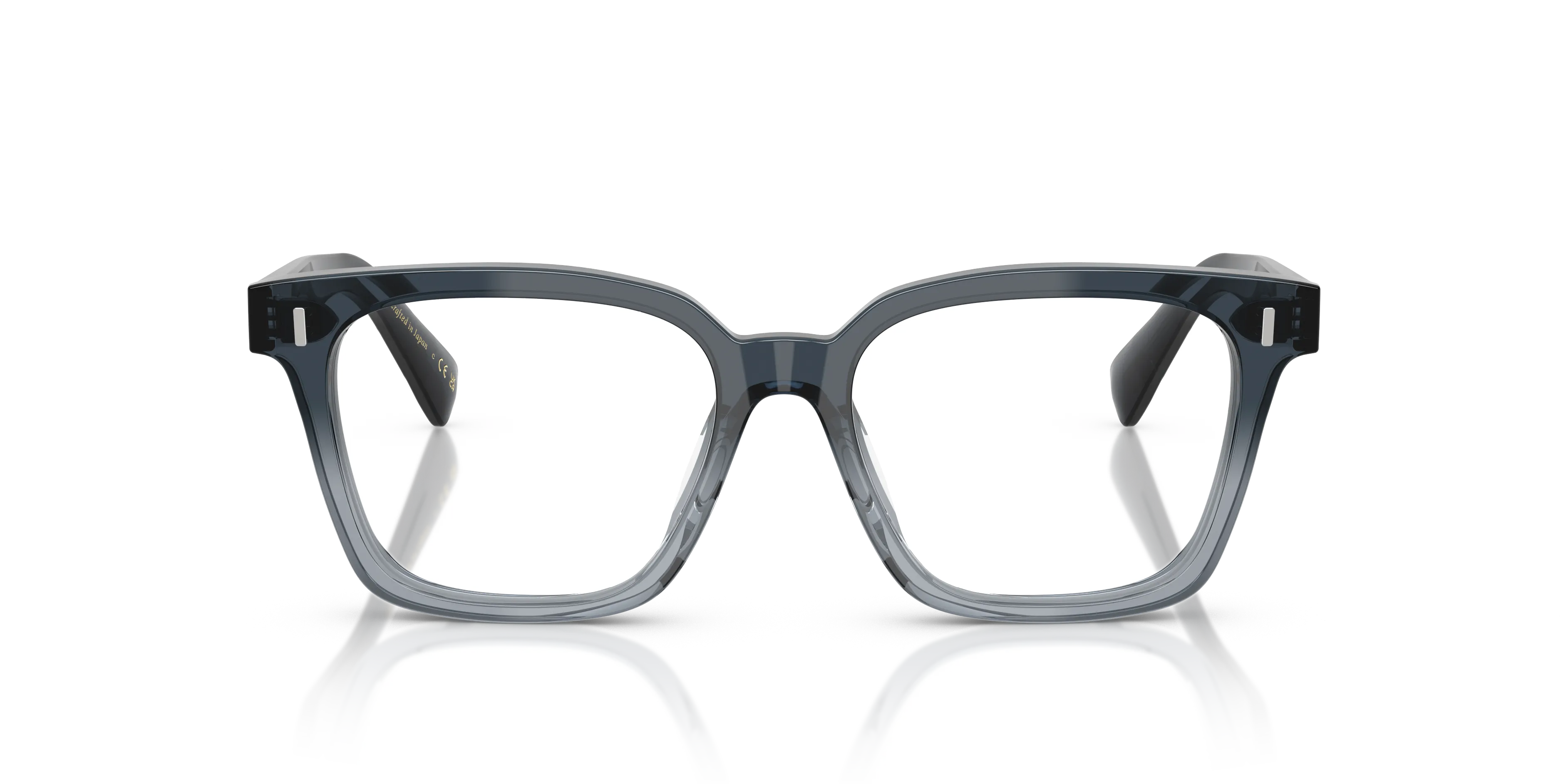 Oliver Peoples OV5568U AIONA 1777 Montature da vista Acetato Blu Trasparente Pillow Normale - immagine 3
