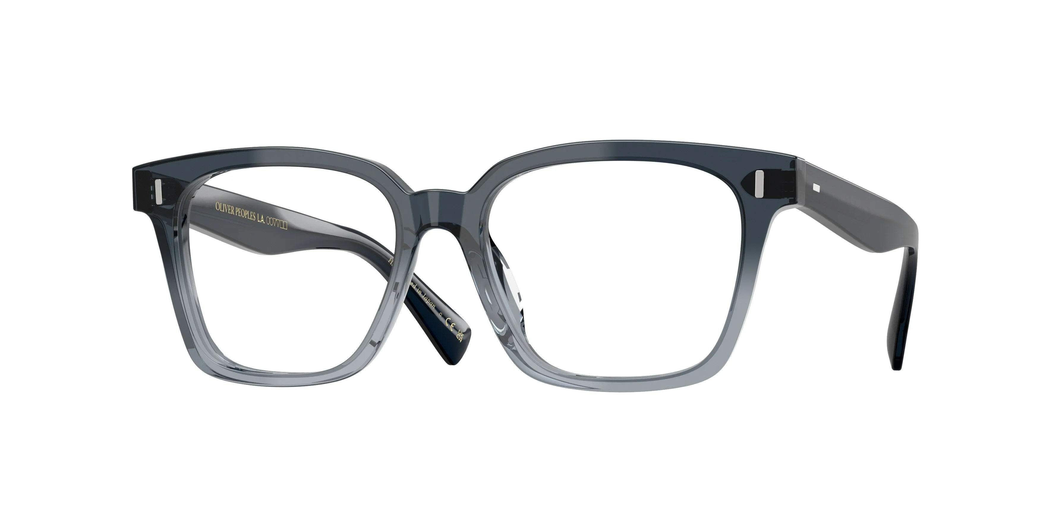 Oliver Peoples OV5568U AIONA 1777 Montature da vista Acetato Blu Trasparente Pillow Normale - immagine 1