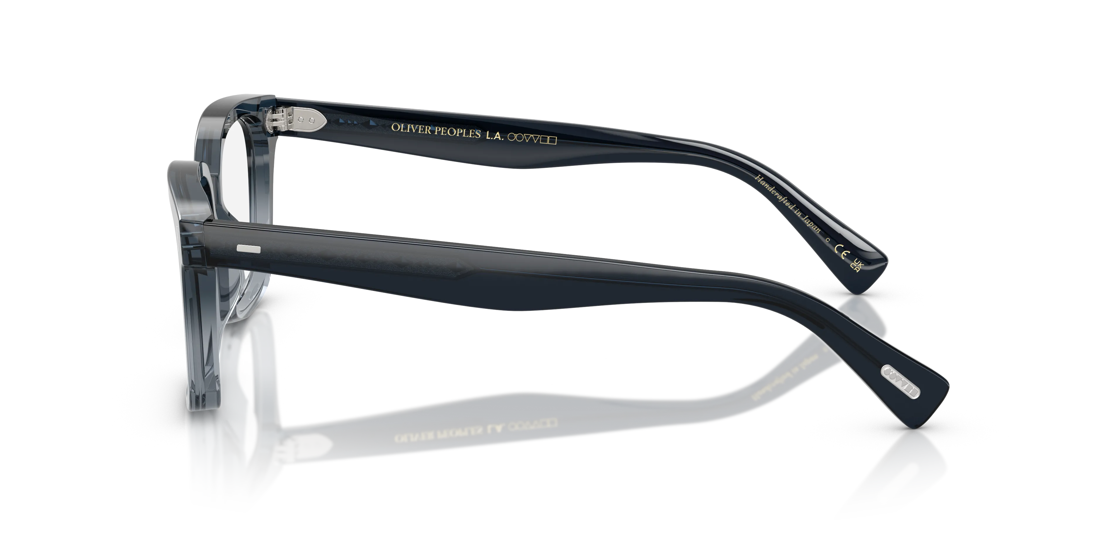 Oliver Peoples OV5568U AIONA 1777 Montature da vista Acetato Blu Trasparente Pillow Normale - immagine 4