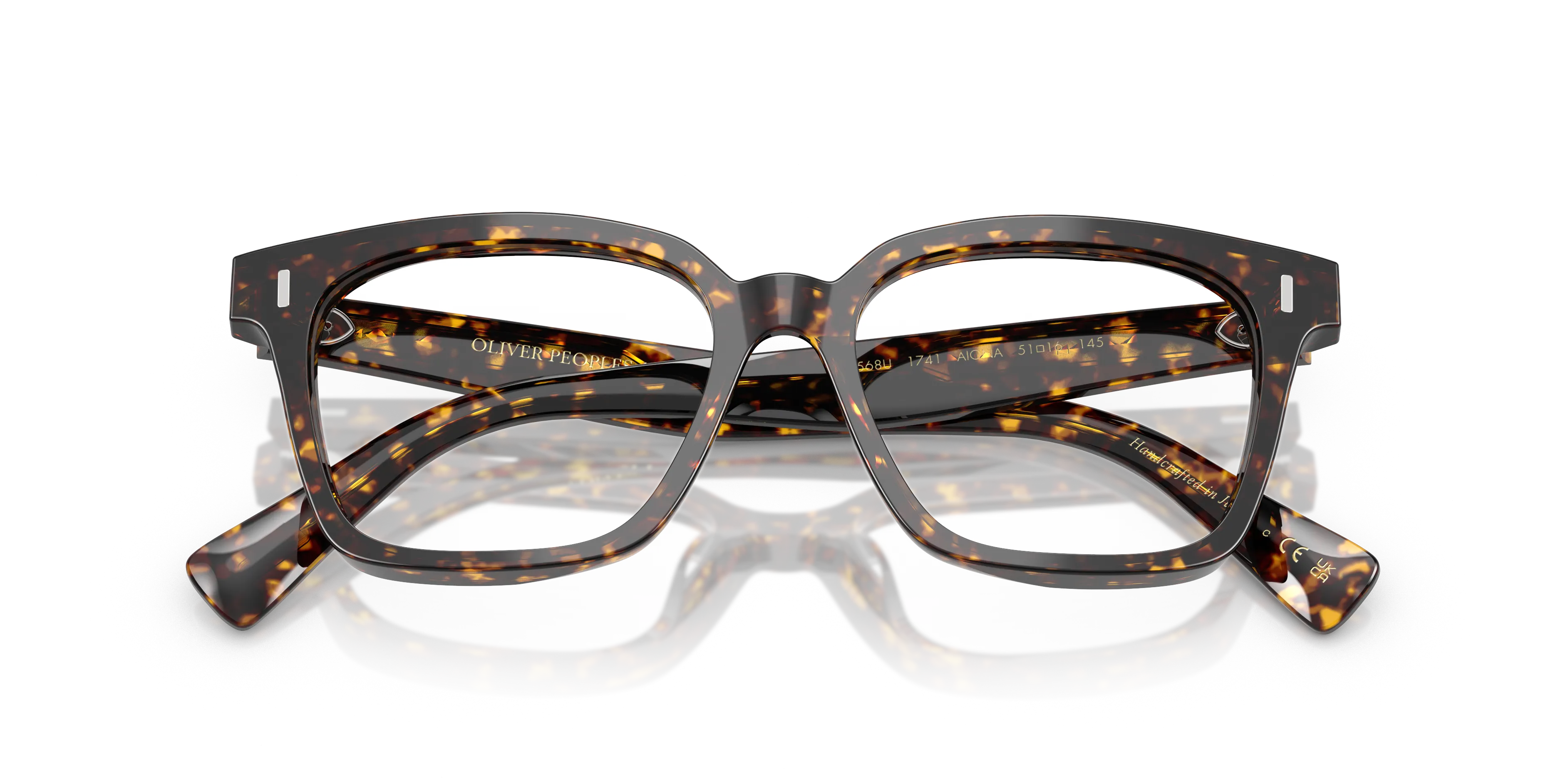 Oliver Peoples OV5568U AIONA 1741 Montature da vista Acetato Tartaruga Trasparente Pillow Normale - immagine 2