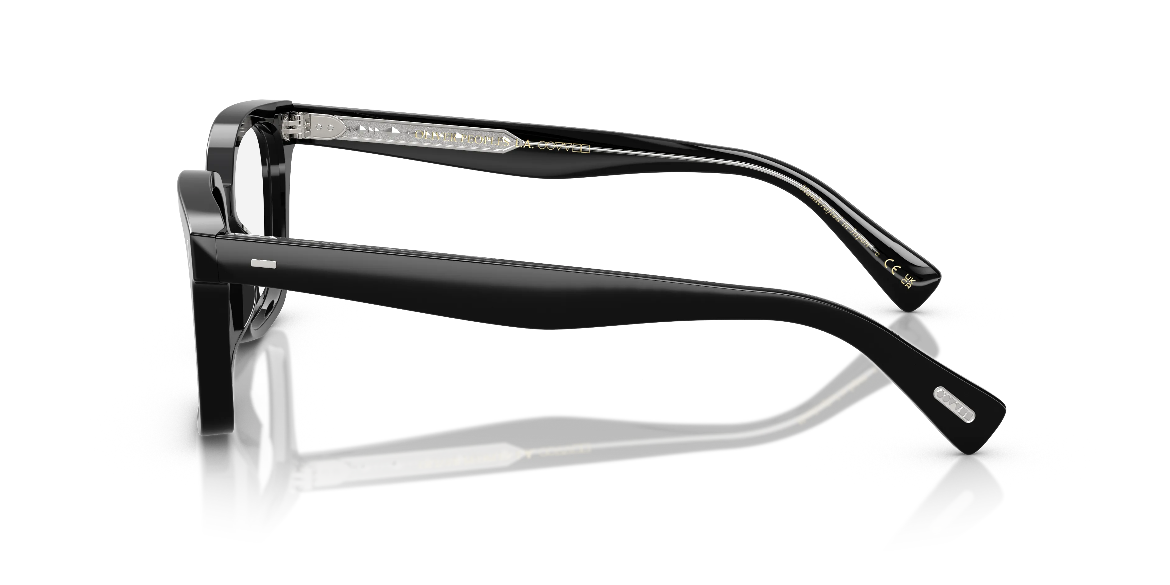 Oliver Peoples OV5568U AIONA 1731 Montature da vista Acetato Nero Trasparente Pillow Normale - immagine 4