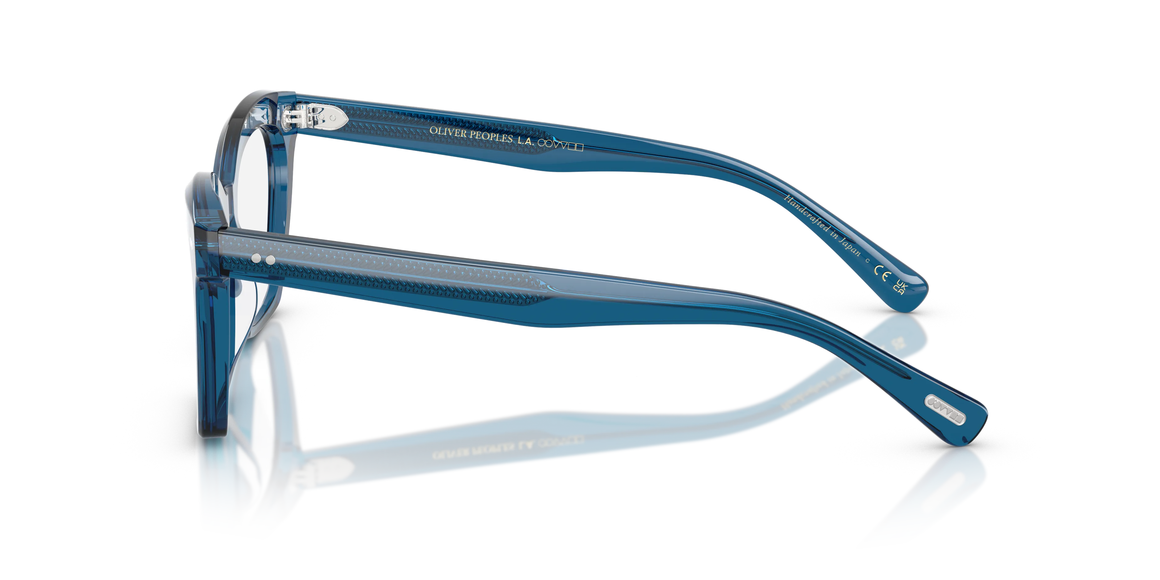 Oliver Peoples OV5566U LELIA 1793 Montature da vista Acetato Blu Trasparente Farfalla Normale - immagine 4