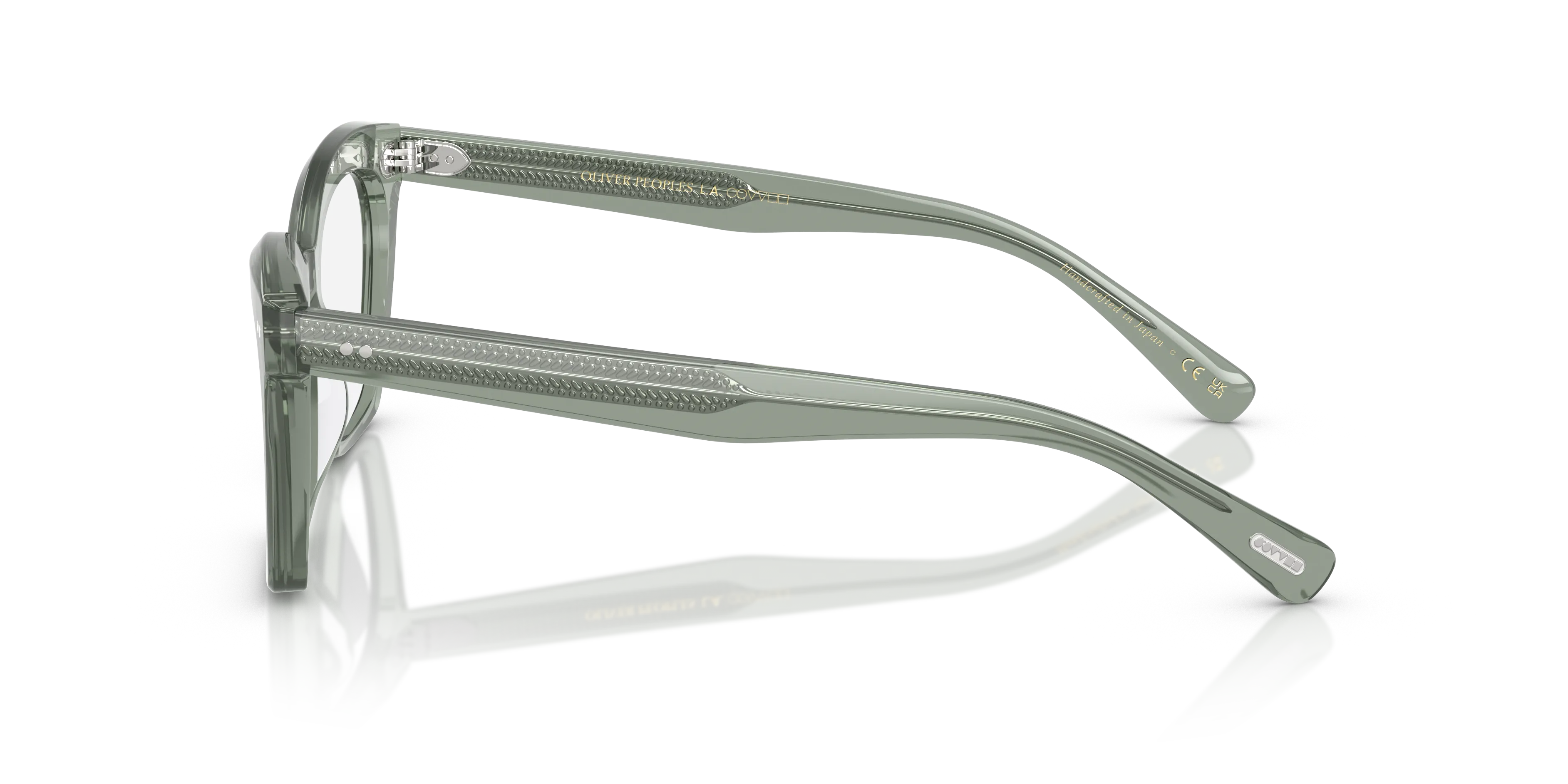 Oliver Peoples OV5566U LELIA 1782 Montature da vista Acetato Verde Trasparente Farfalla Normale - immagine 4
