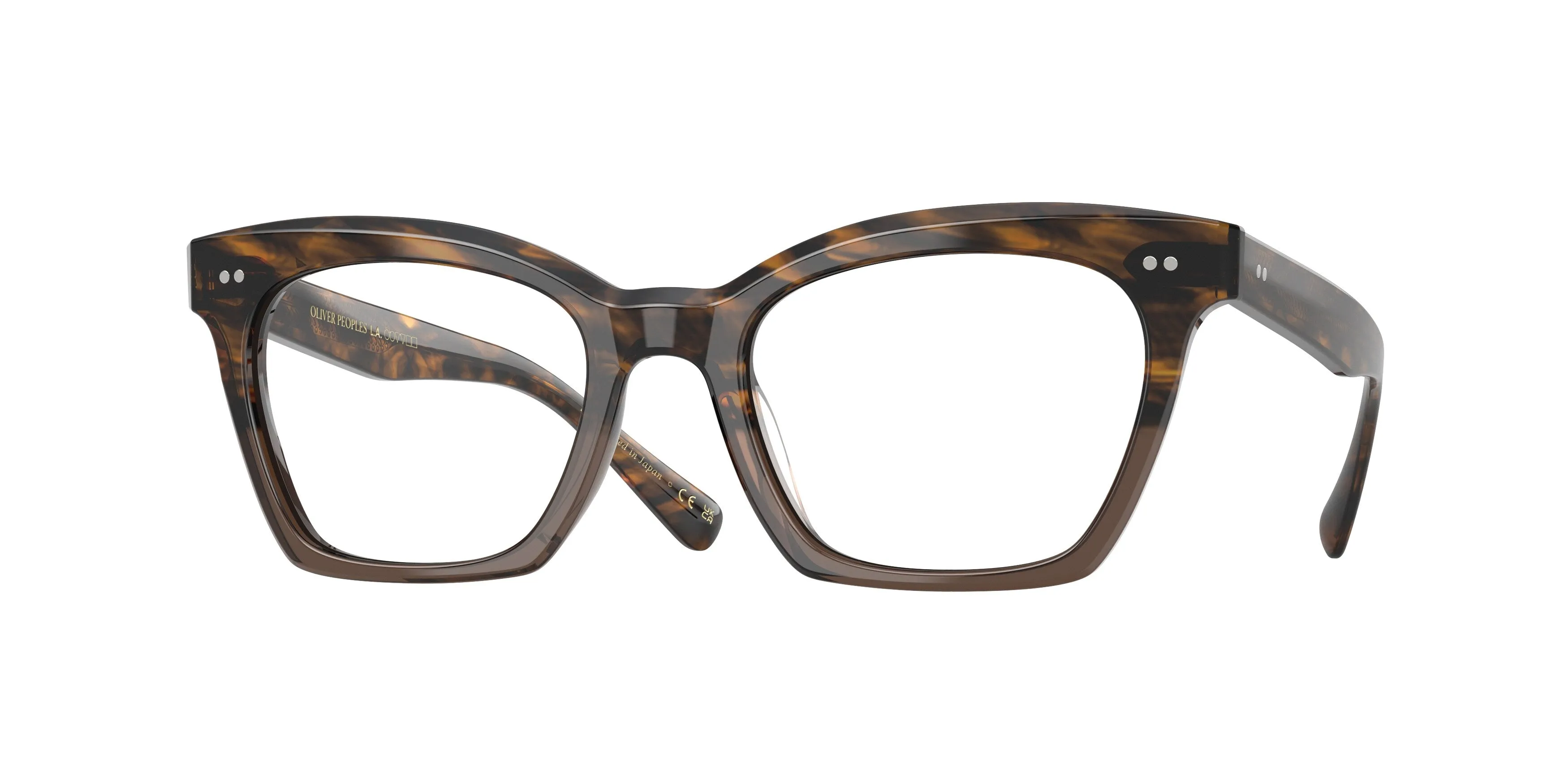 Oliver Peoples OV5566U LELIA 1732 Montature da vista Acetato Rosso Trasparente Farfalla Normale - immagine 1