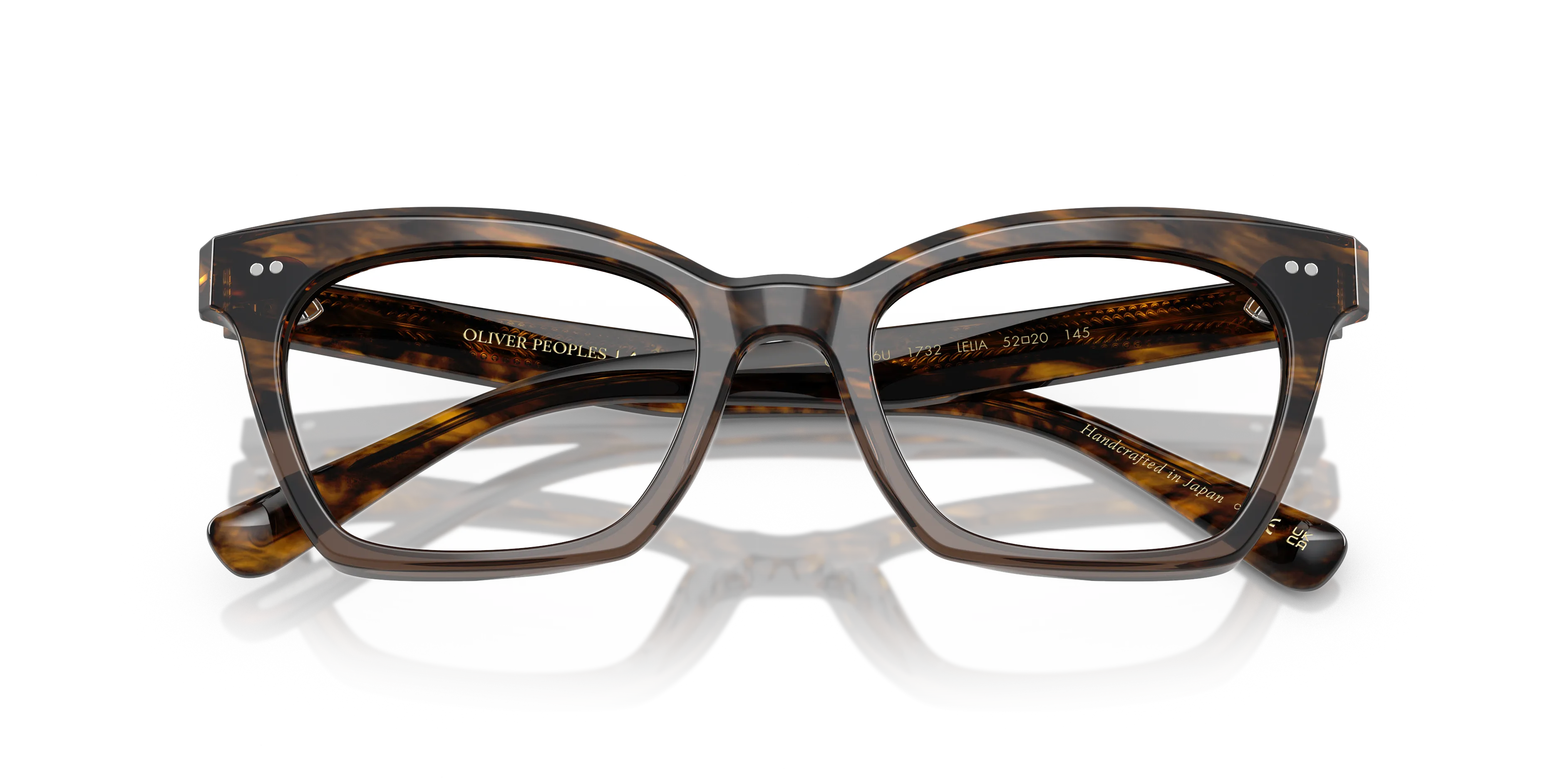 Oliver Peoples OV5566U LELIA 1732 Montature da vista Acetato Rosso Trasparente Farfalla Normale - immagine 2