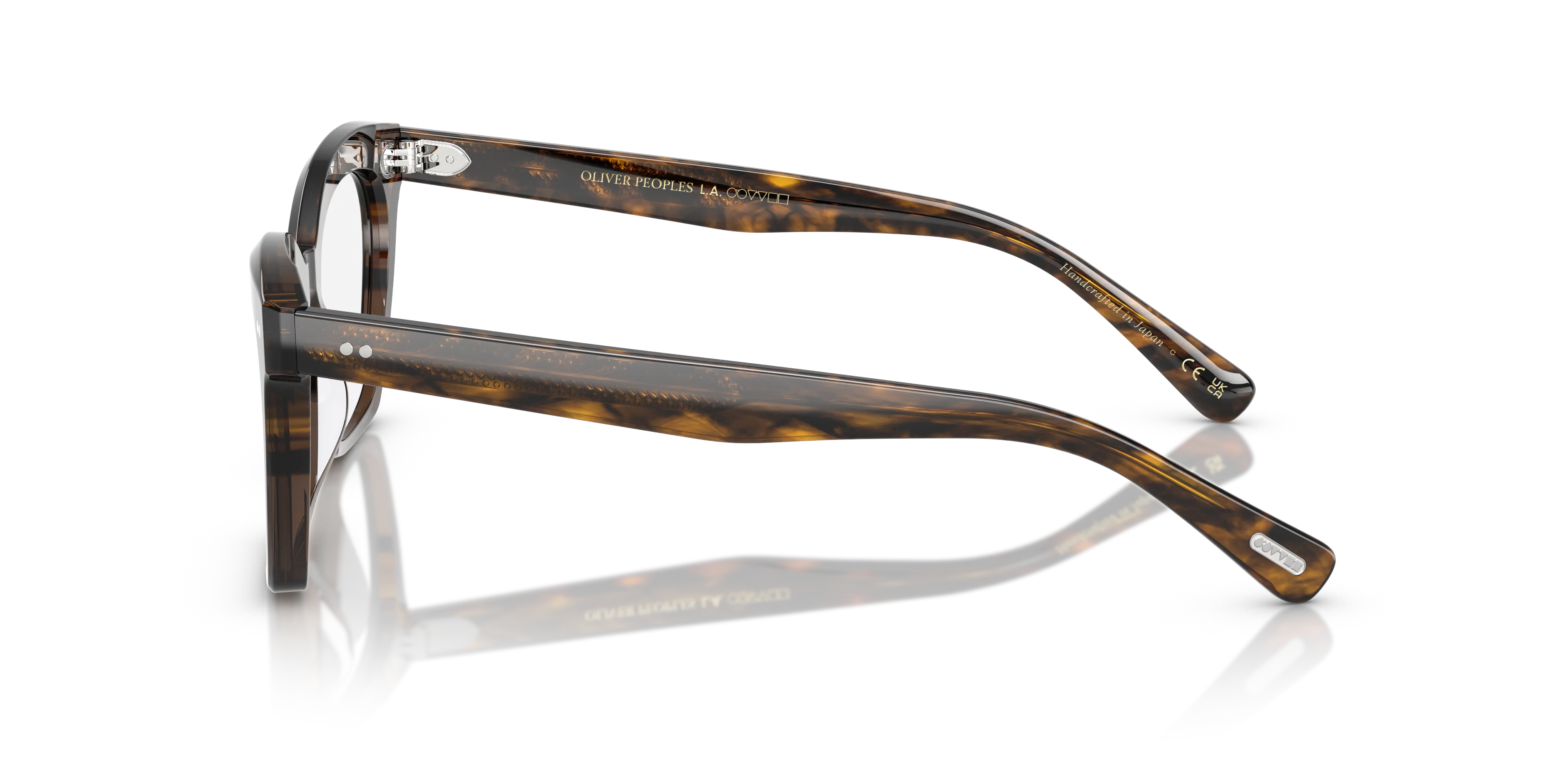 Oliver Peoples OV5566U LELIA 1732 Montature da vista Acetato Rosso Trasparente Farfalla Normale - immagine 4