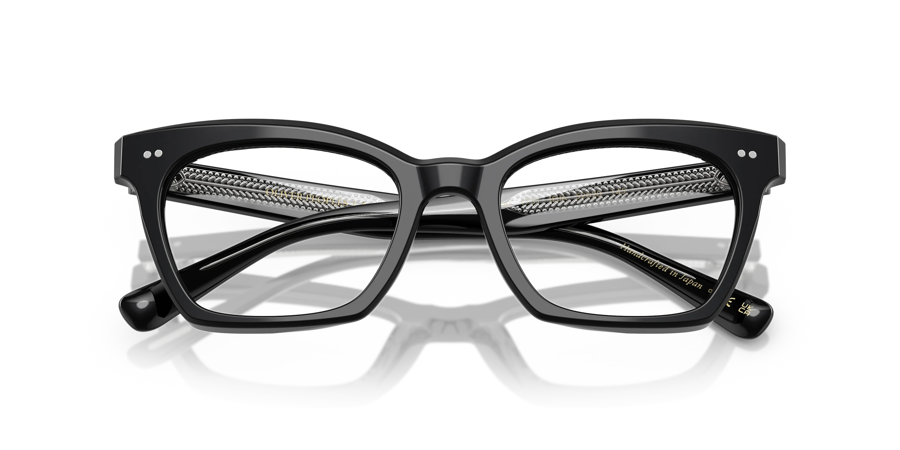 Oliver Peoples OV5566U LELIA 1731 Montature da vista Acetato Nero Trasparente Farfalla Normale - immagine 2