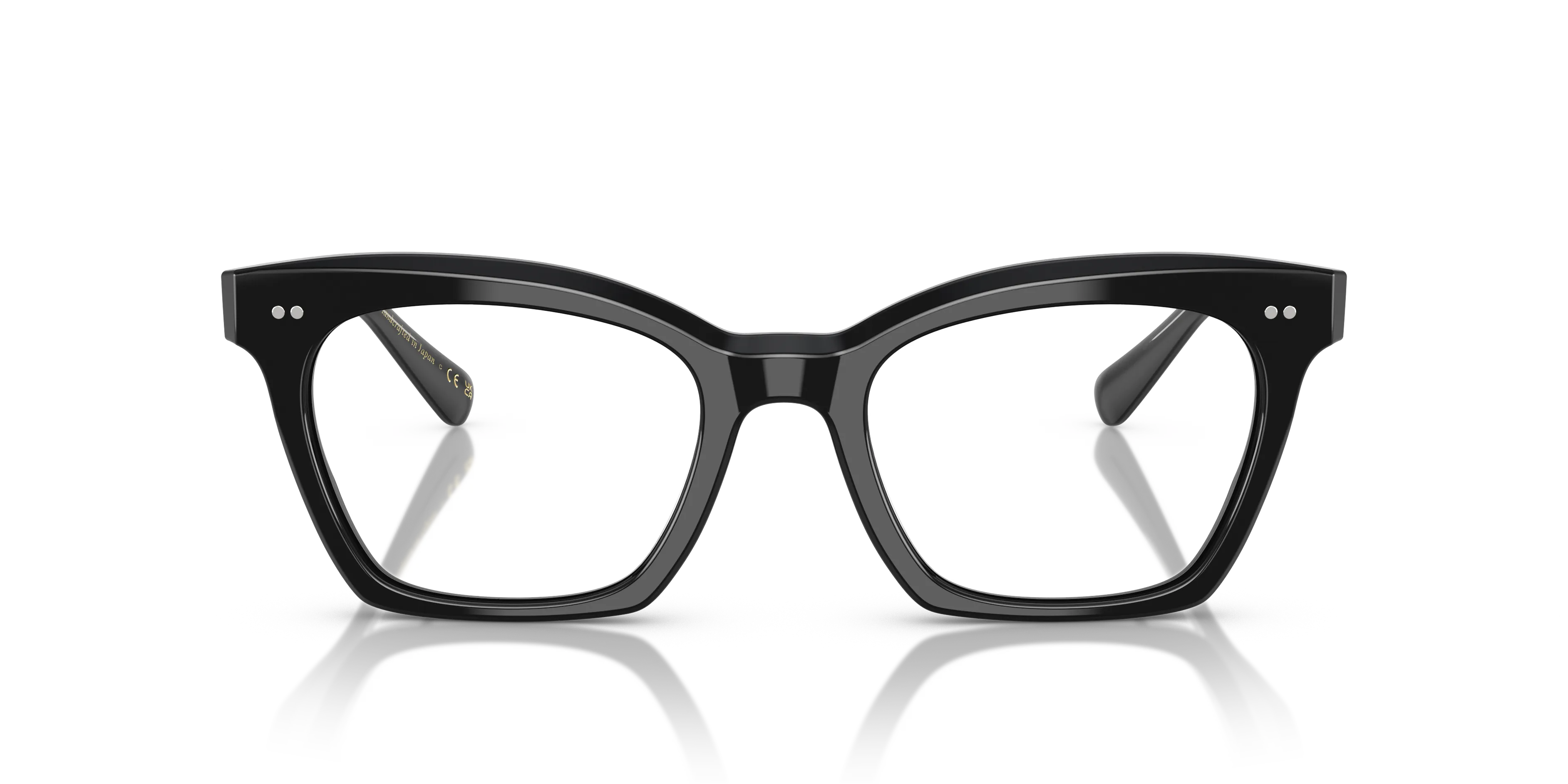 Oliver Peoples OV5566U LELIA 1731 Montature da vista Acetato Nero Trasparente Farfalla Normale - immagine 3