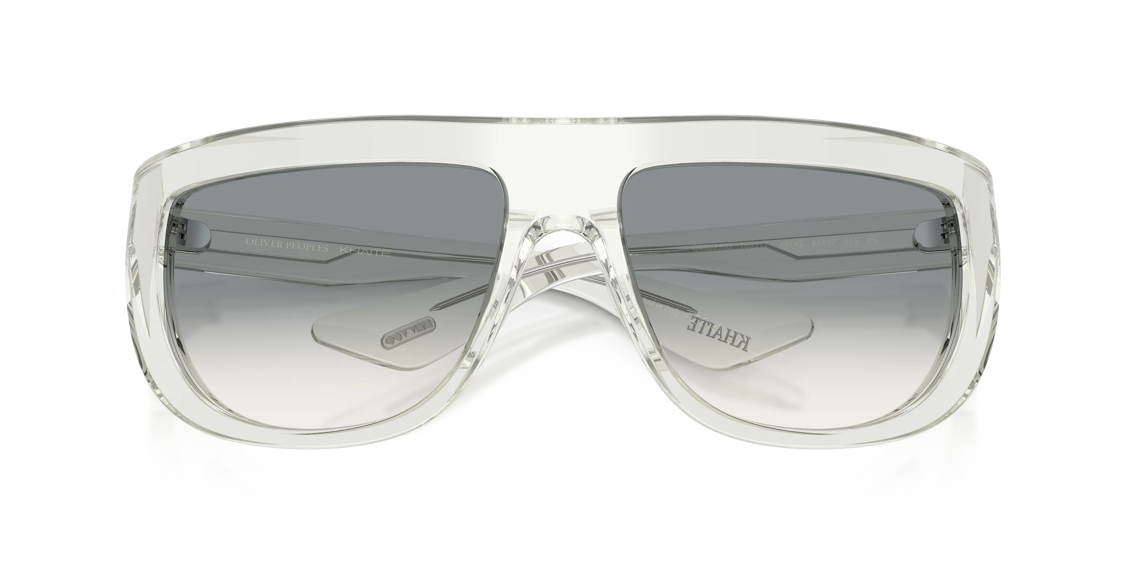 Oliver Peoples OV5625SU 1974C 169211 Occhiali da sole Acetato Marrone Grigio Geometrica Normale Sfumato - immagine 2