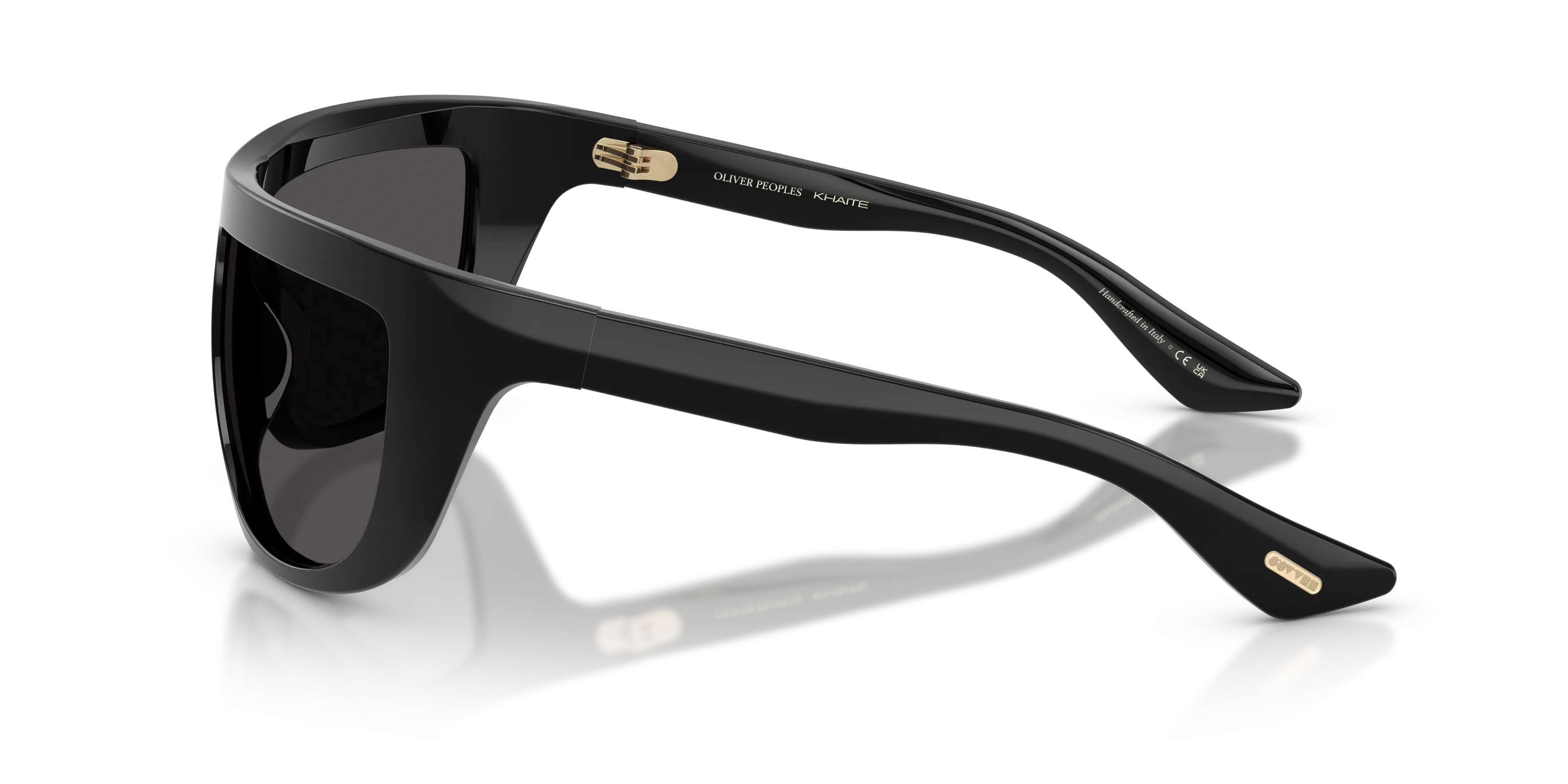 Oliver Peoples OV5625SU 1974C 100587 Occhiali da sole Acetato Nero Grigio Geometrica Normale - immagine 4