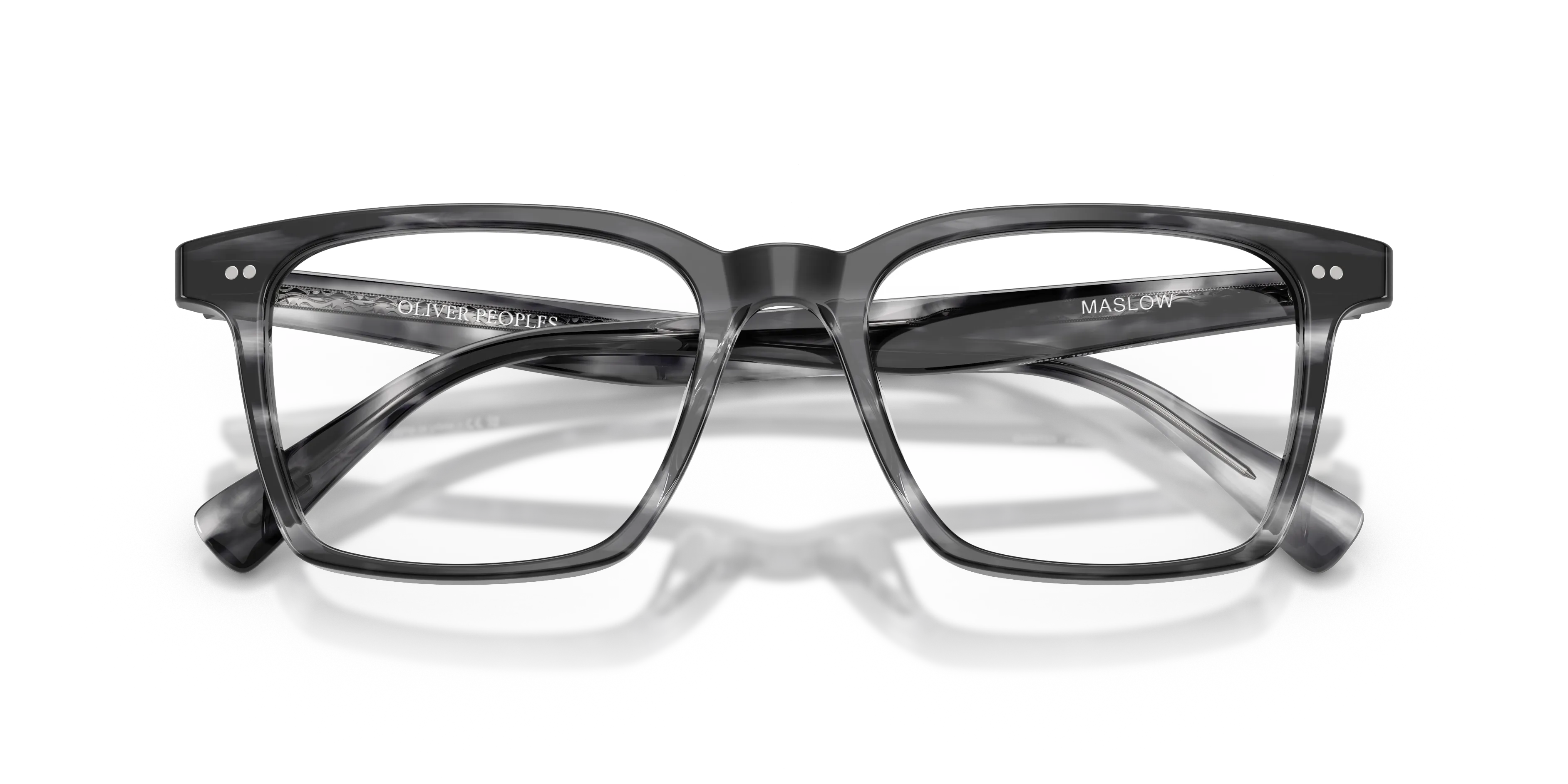 Oliver Peoples OV5622U MASLOW 1822 Montature da vista Acetato Blu Trasparente Pillow Normale - immagine 2