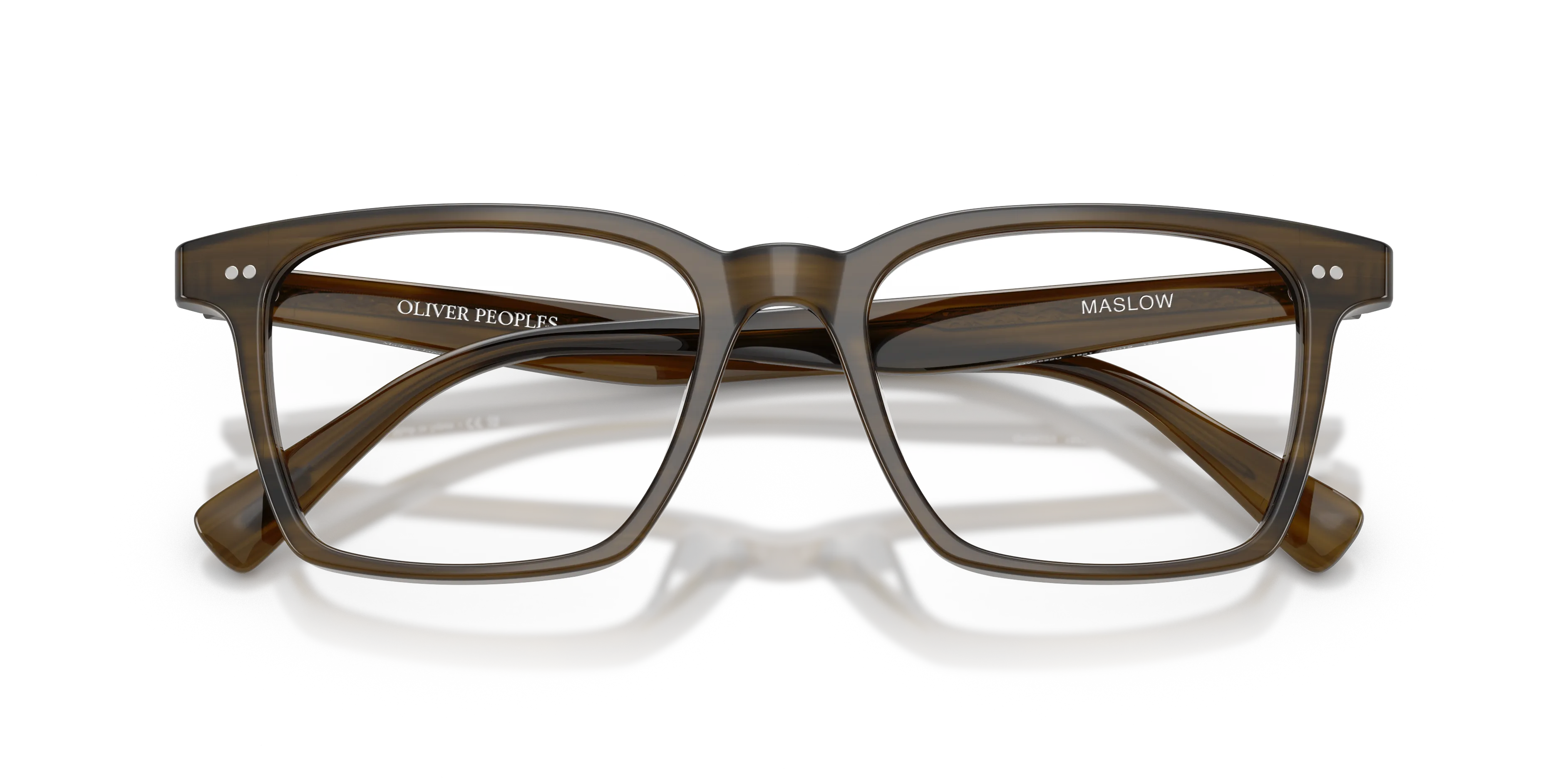 Oliver Peoples OV5622U MASLOW 1821 Montature da vista Acetato Verde Trasparente Pillow Normale - immagine 2