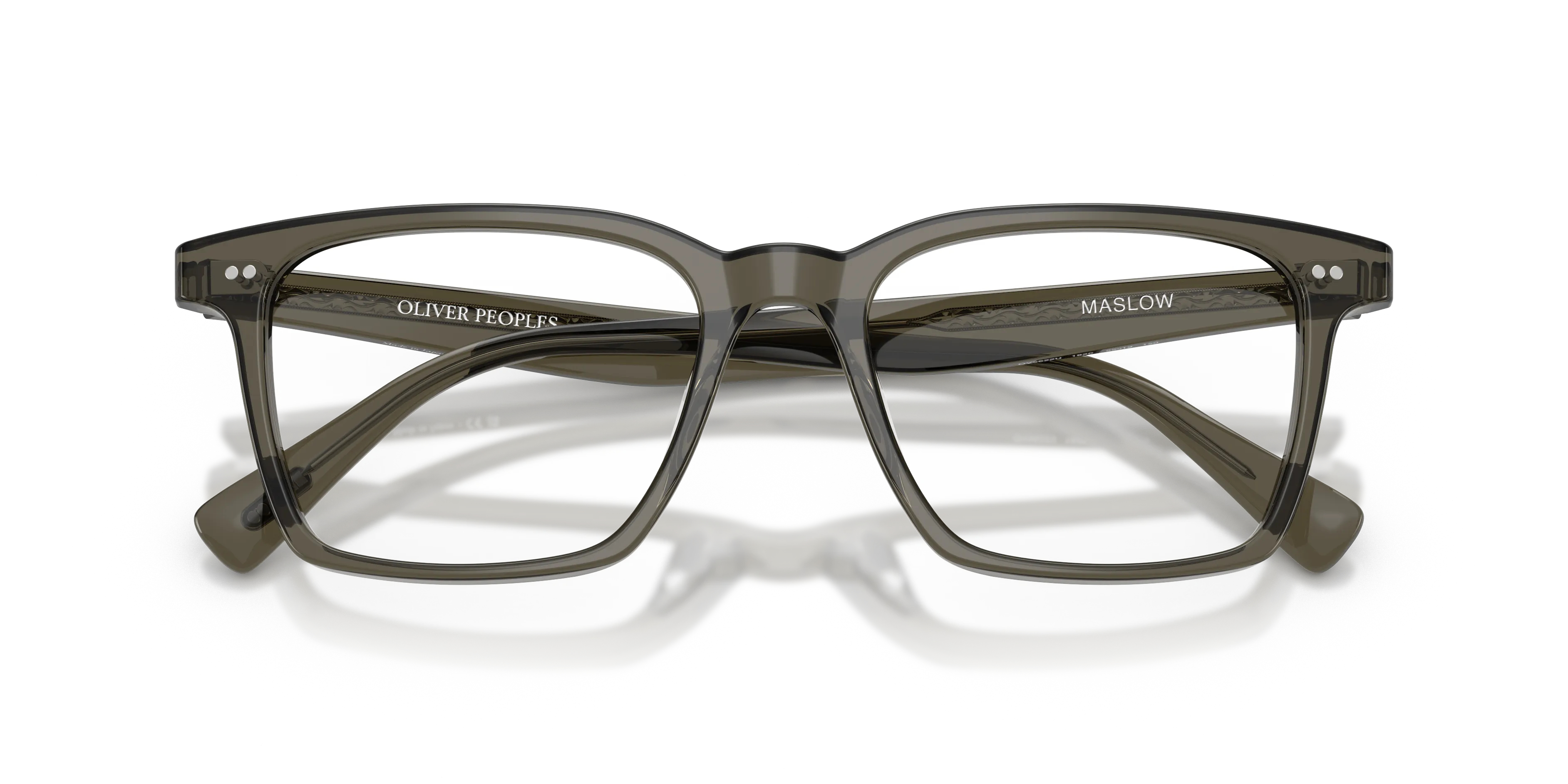 Oliver Peoples OV5622U MASLOW 1820 Montature da vista Acetato Grigio Trasparente Pillow Normale - immagine 2