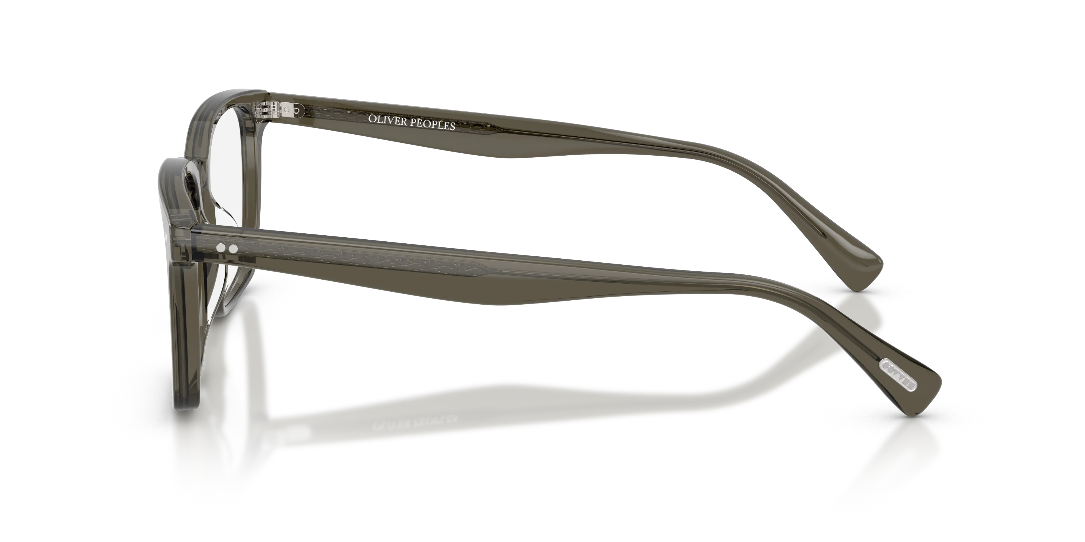Oliver Peoples OV5622U MASLOW 1820 Montature da vista Acetato Grigio Trasparente Pillow Normale - immagine 4