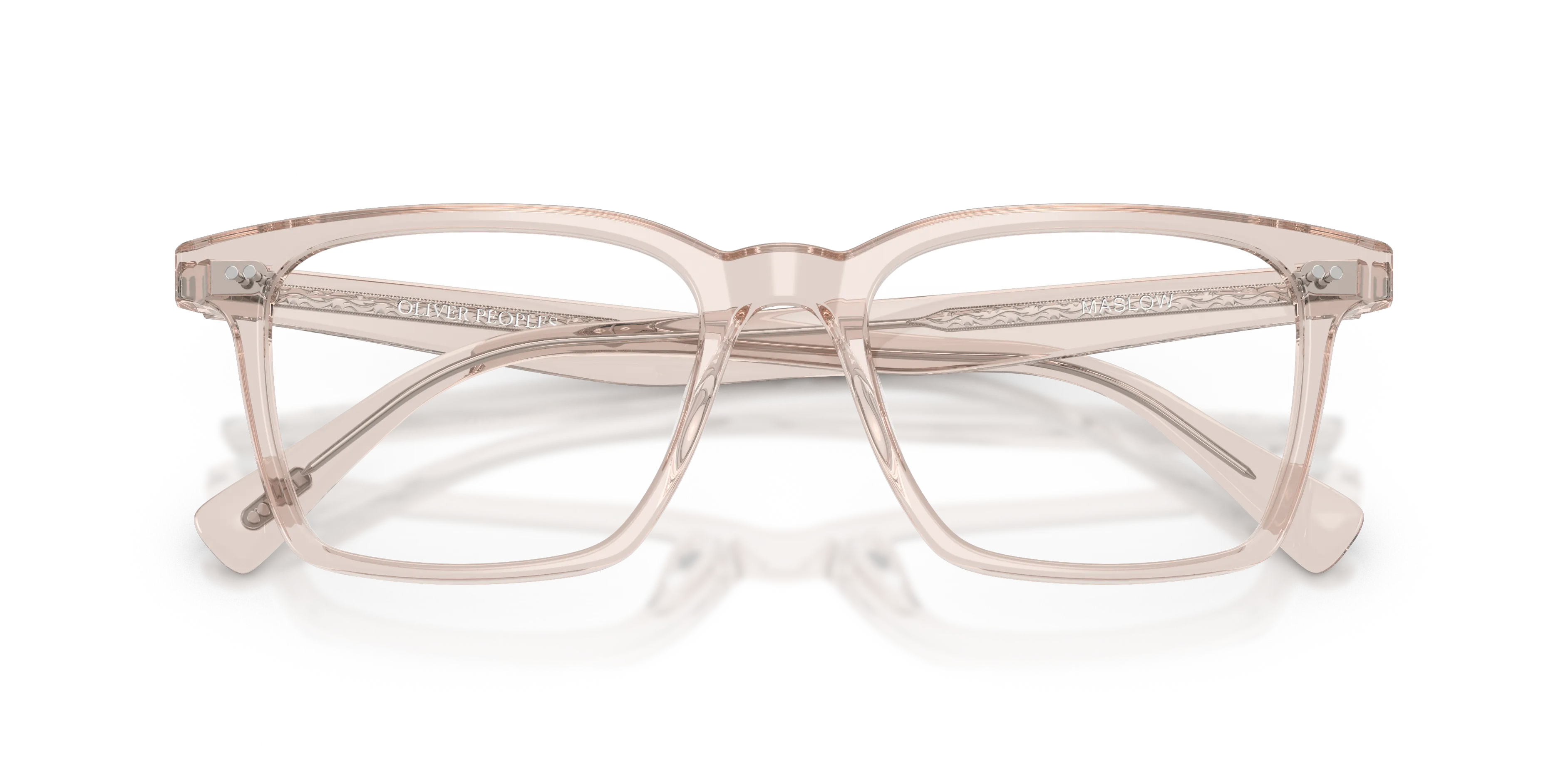 Oliver Peoples OV5622U MASLOW 1816 Montature da vista Acetato Bianco Trasparente Pillow Normale - immagine 2