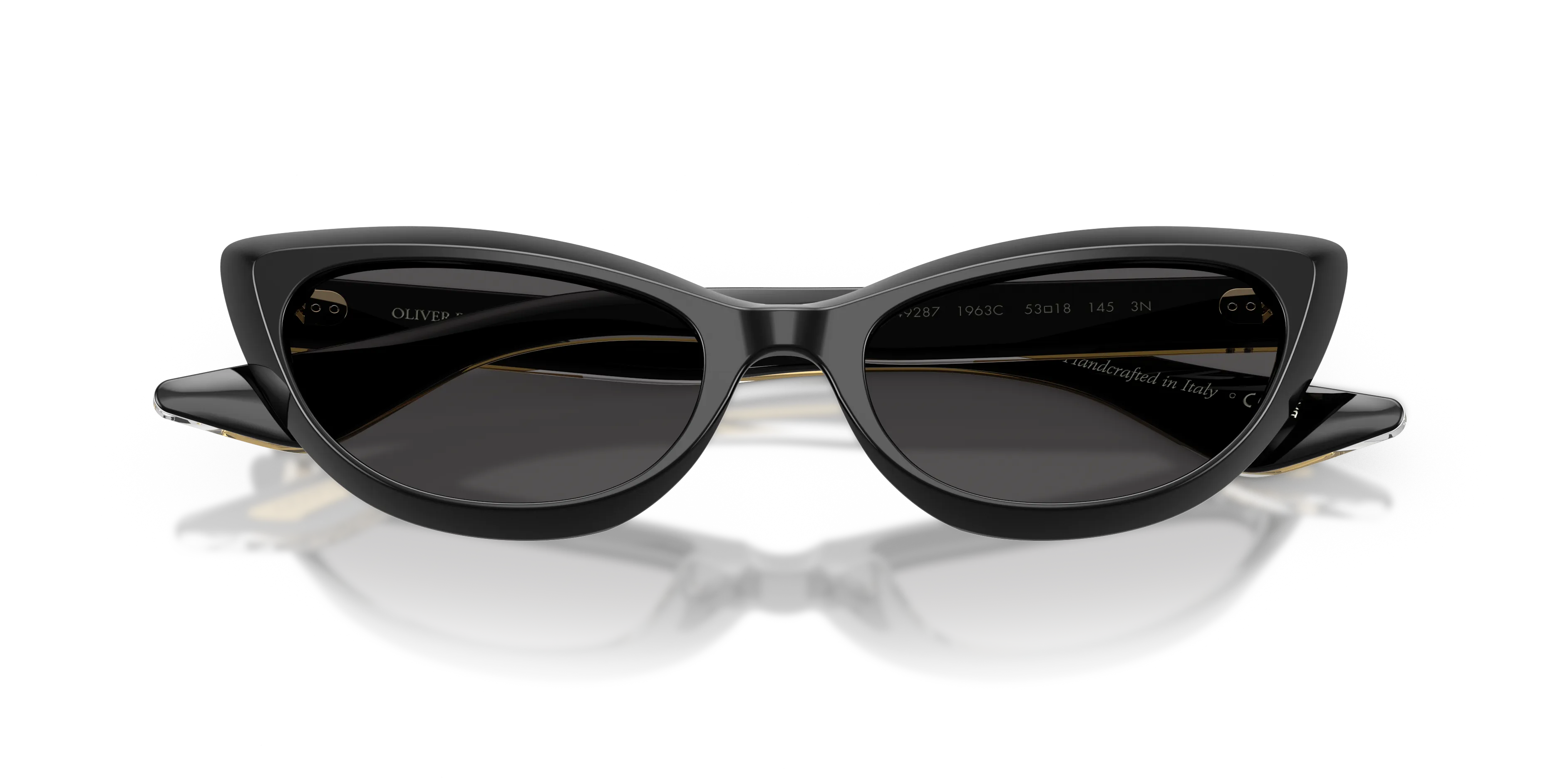 Oliver Peoples OV5621SU 1963C 149287 Occhiali da sole Acetato Nero Grigio Cat Eye Normale - immagine 2