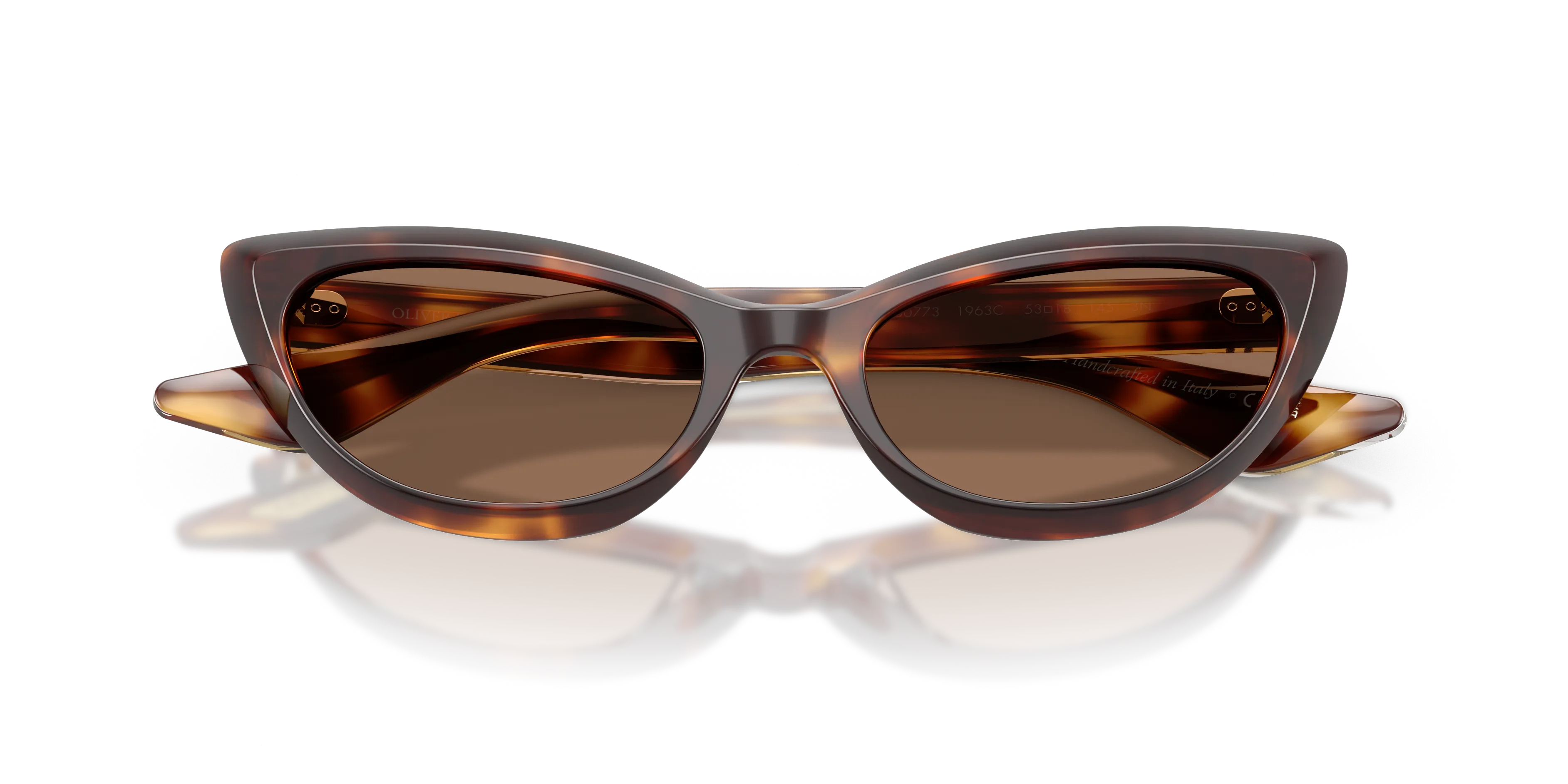 Oliver Peoples OV5621SU 1963C 100773 Occhiali da sole Acetato Tartaruga Marrone Cat Eye Normale - immagine 2