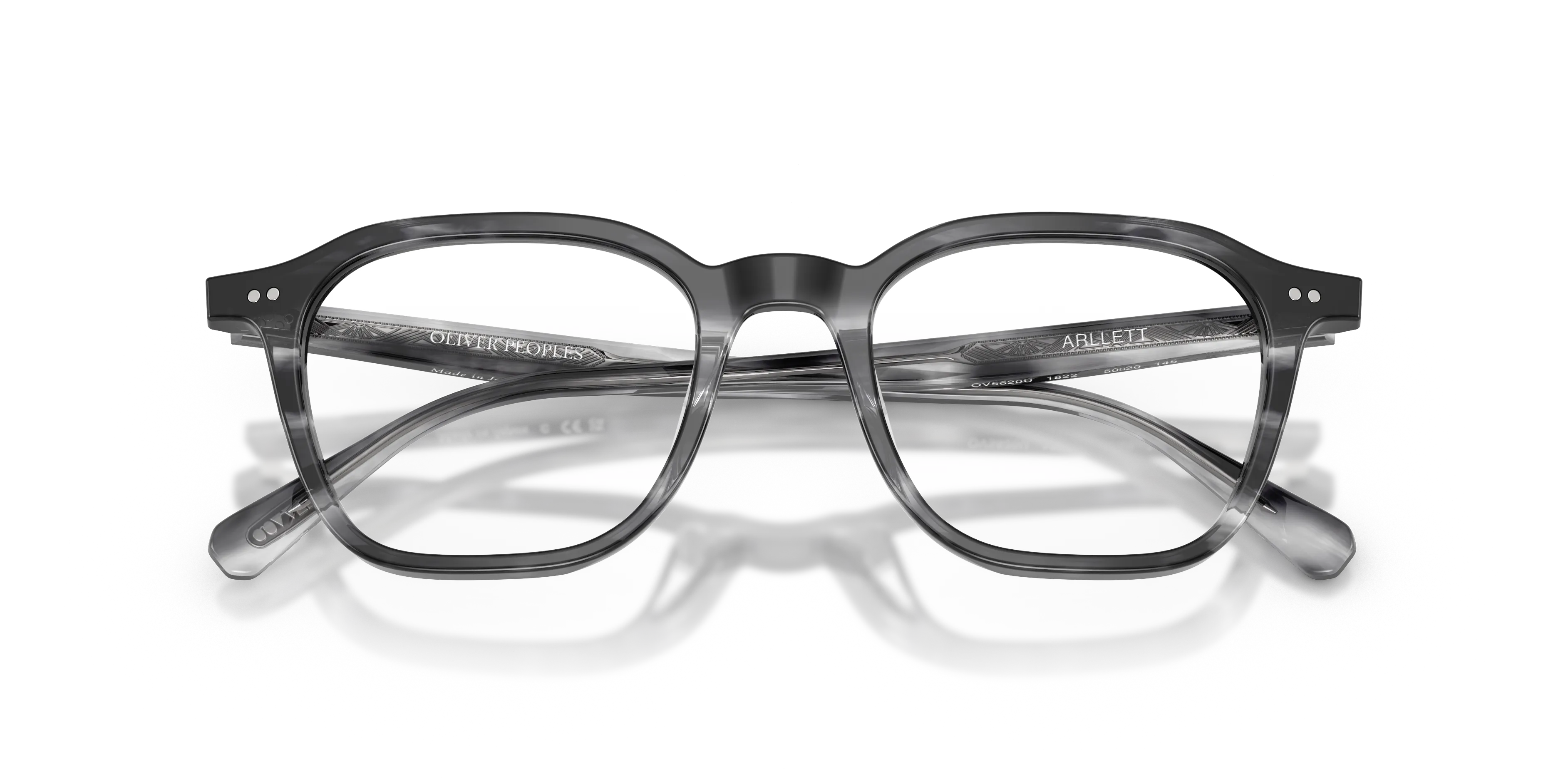 Oliver Peoples OV5620U ARLLETT 1822 Montature da vista Acetato Blu Trasparente Squadrata Normale - immagine 2