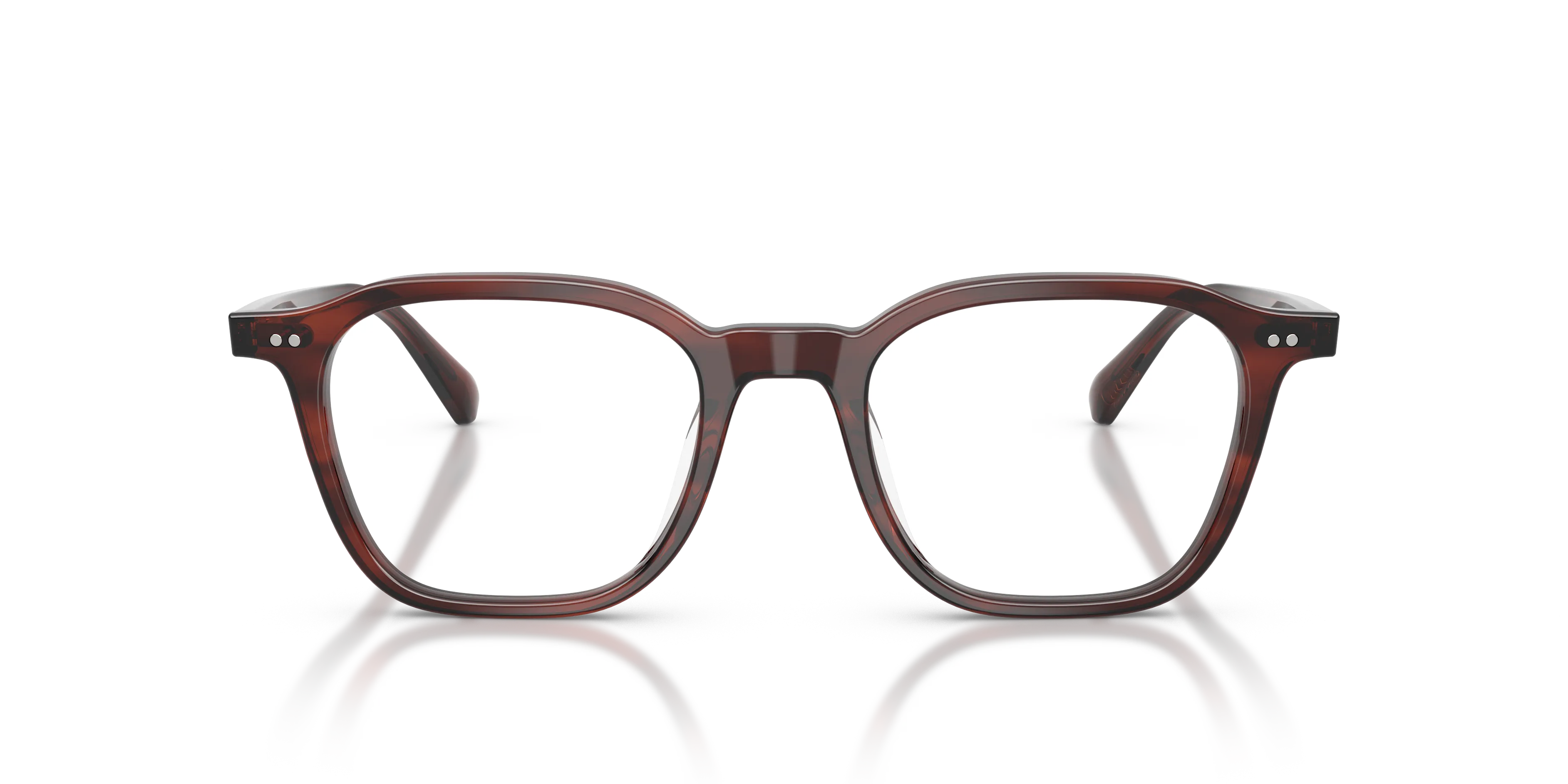 Oliver Peoples OV5620U ARLLETT 1818 Montature da vista Acetato Marrone Trasparente Squadrata Normale - immagine 3