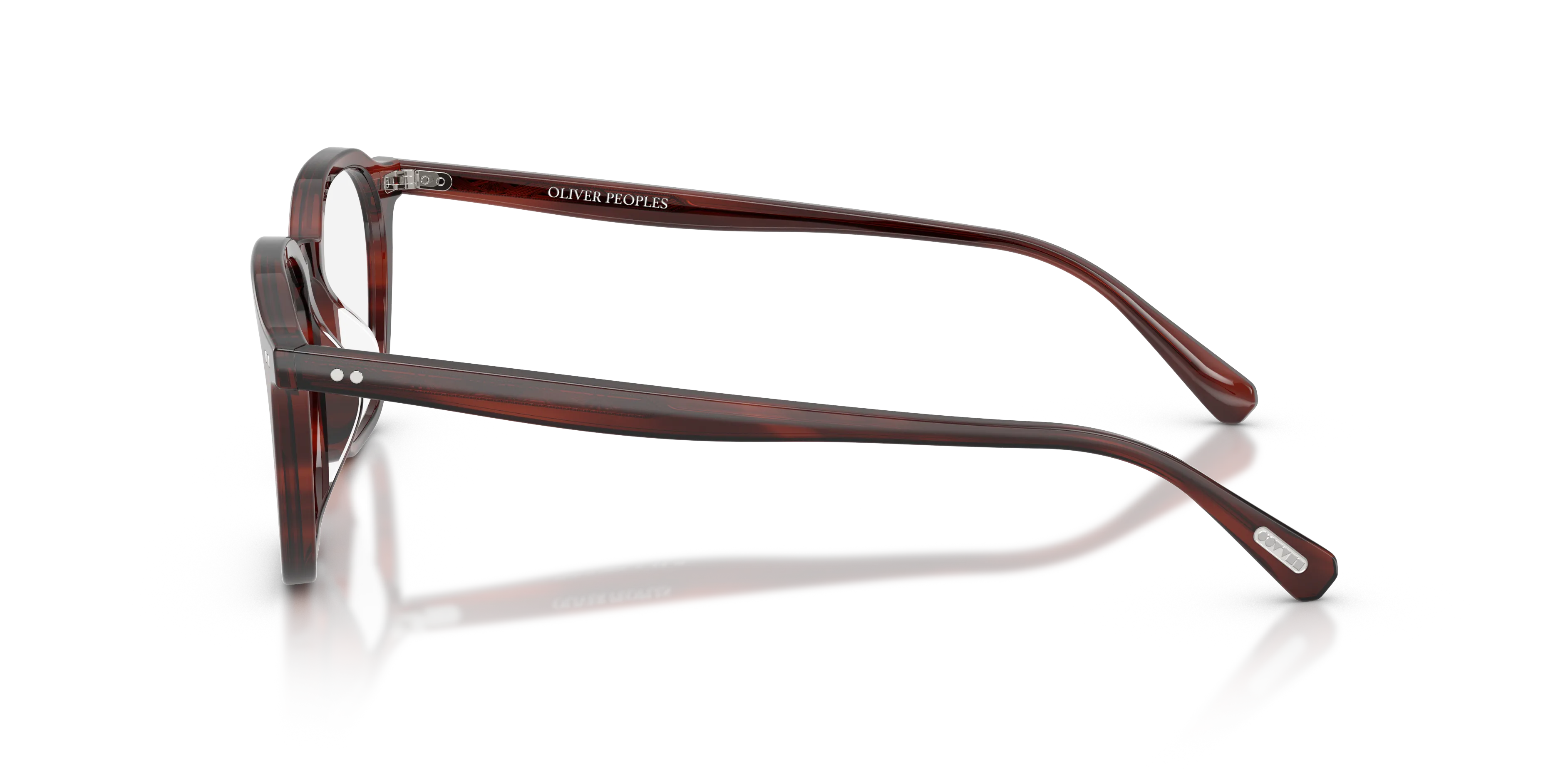Oliver Peoples OV5620U ARLLETT 1818 Montature da vista Acetato Marrone Trasparente Squadrata Normale - immagine 4