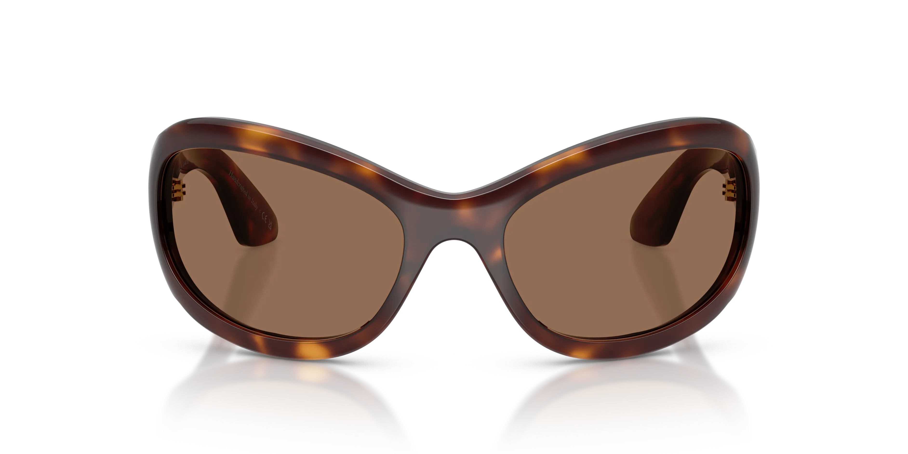 Oliver Peoples OV5619SU 1967C 100773 Occhiali da sole Acetato Tartaruga Marrone Rotonda Normale - immagine 3