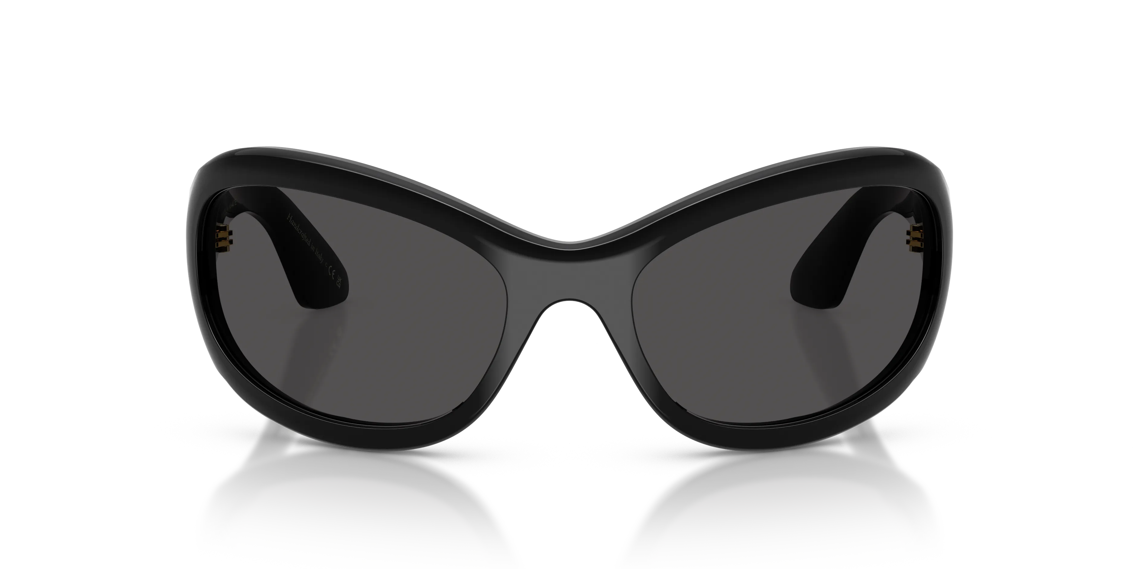 Oliver Peoples OV5619SU 1967C 100587 Occhiali da sole Acetato Nero Grigio Rotonda Normale - immagine 3