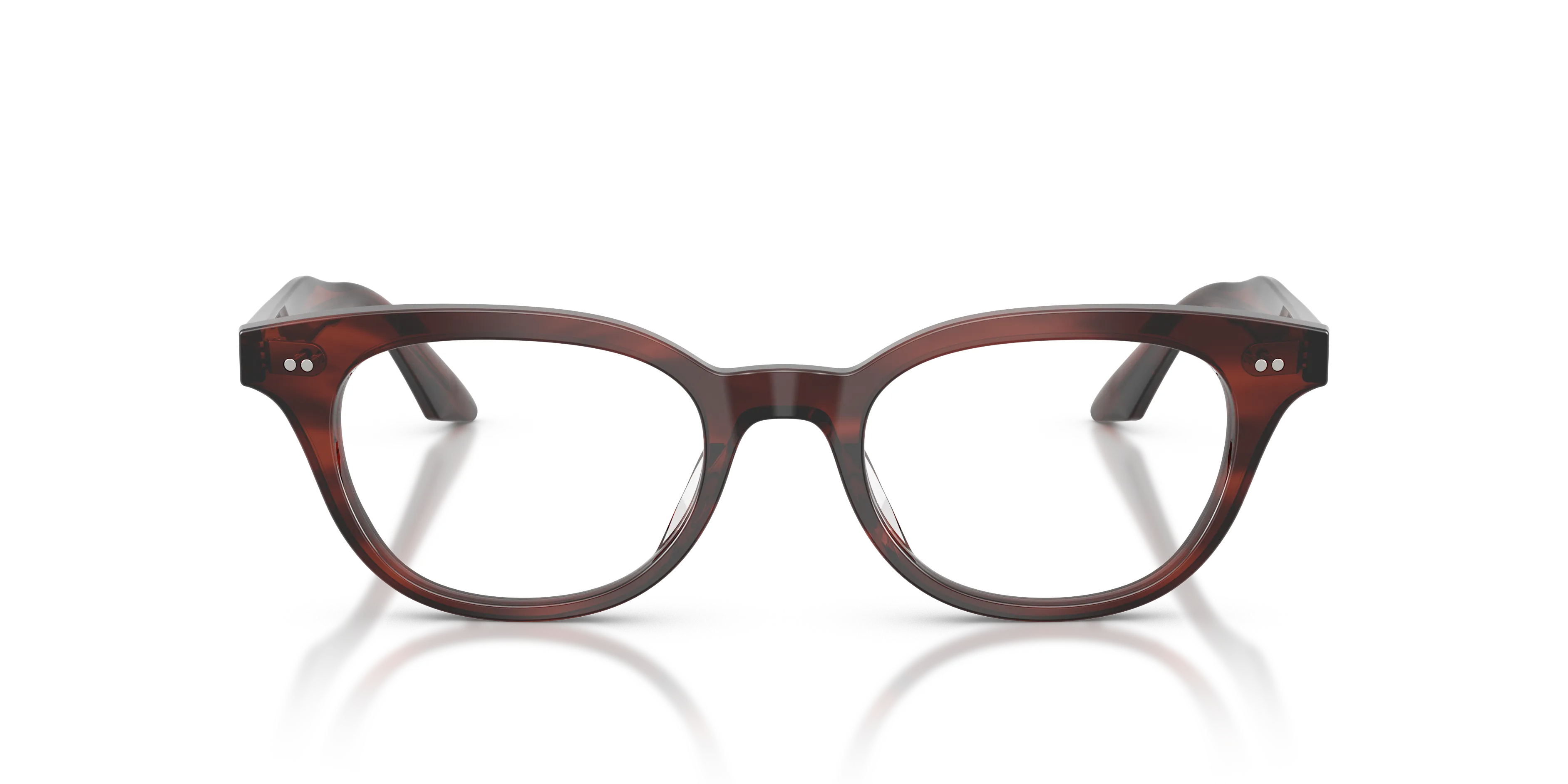 Oliver Peoples OV5618U MADELON 1818 Montature da vista Acetato Marrone Trasparente Geometrica Normale - immagine 3
