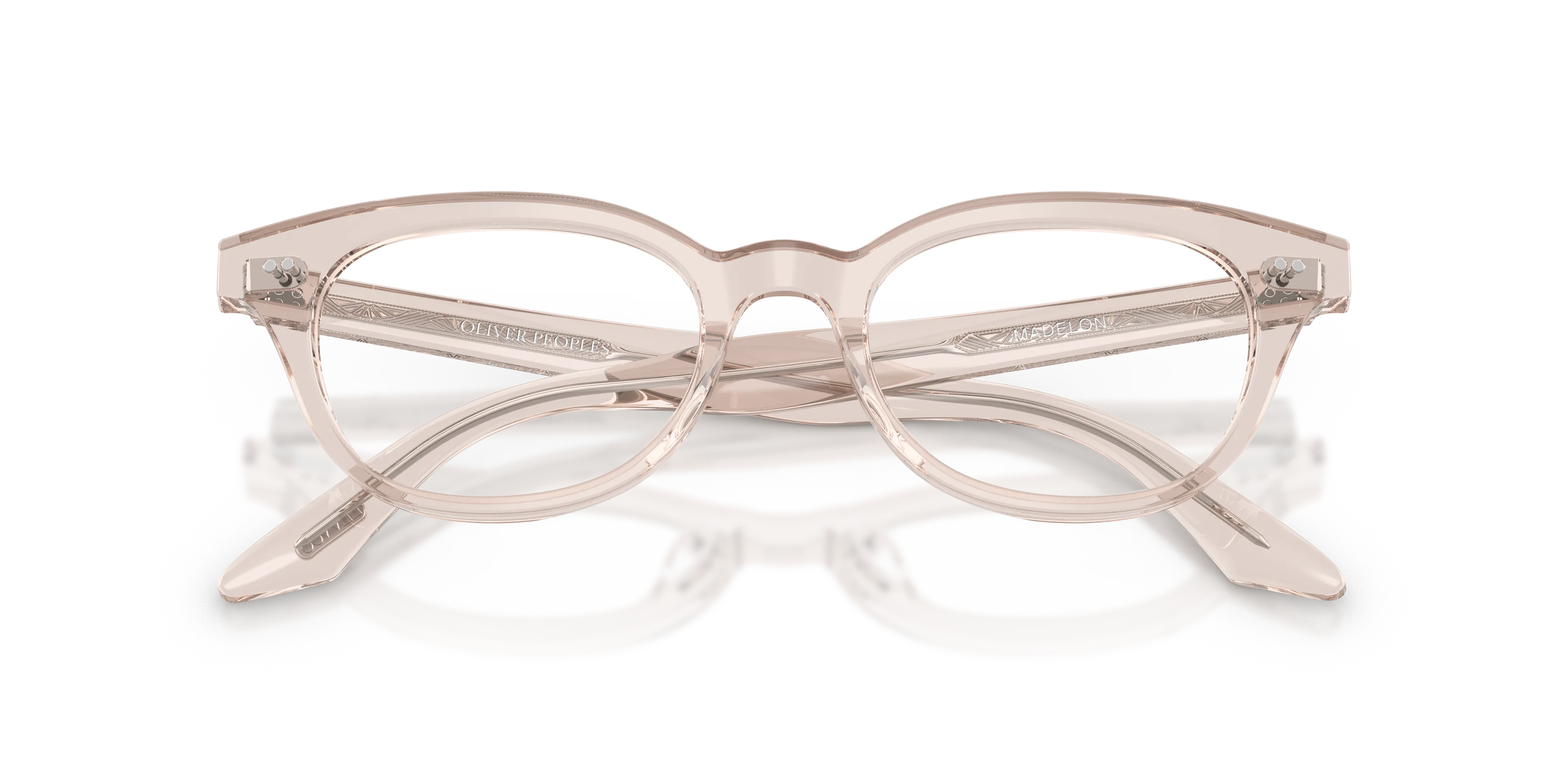 Oliver Peoples OV5618U MADELON 1816 Montature da vista Acetato Bianco Trasparente Geometrica Normale - immagine 2