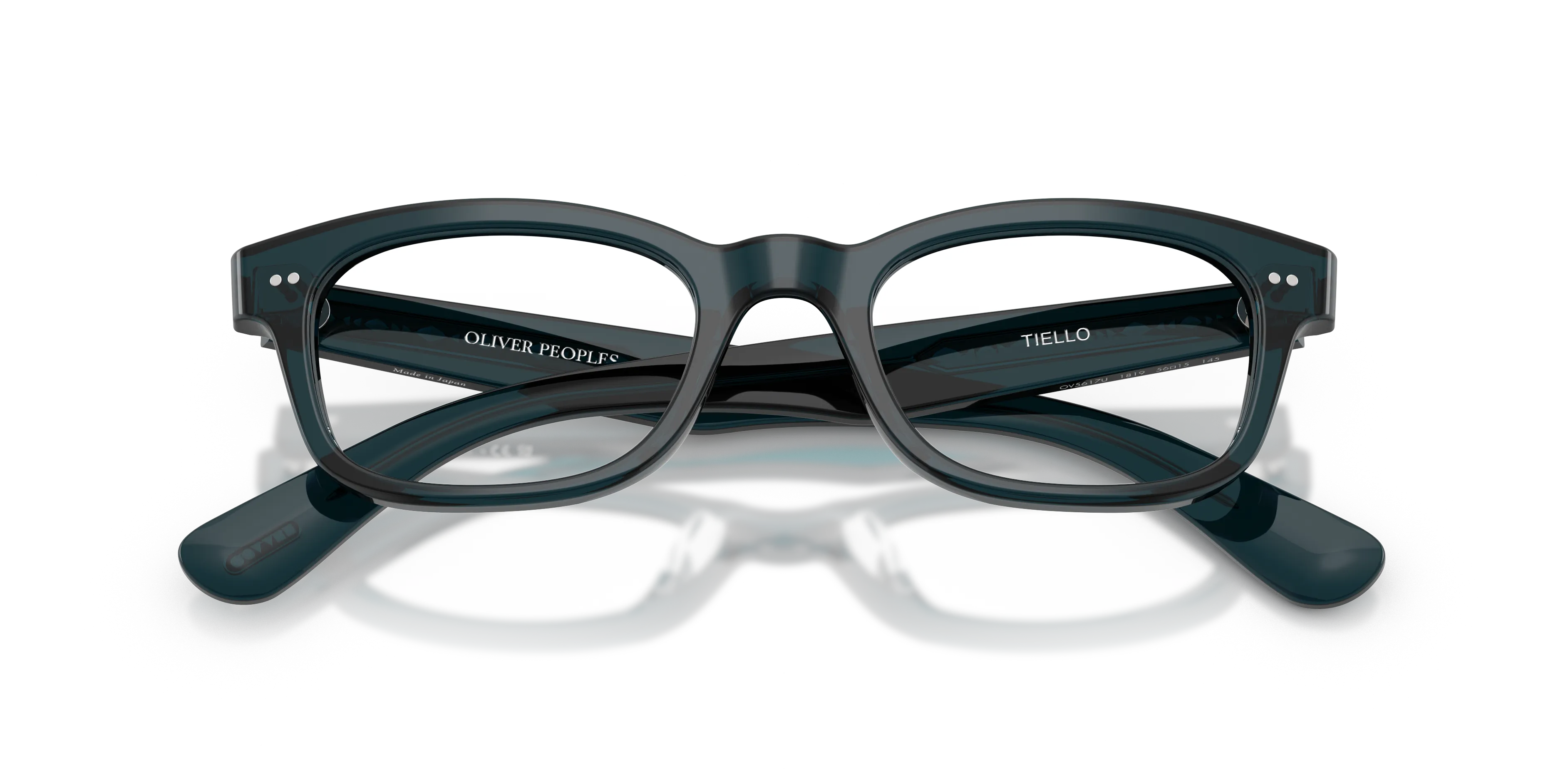 Oliver Peoples OV5617U TIELLO 1819 Montature da vista Acetato Verde Trasparente Pillow Normale - immagine 2