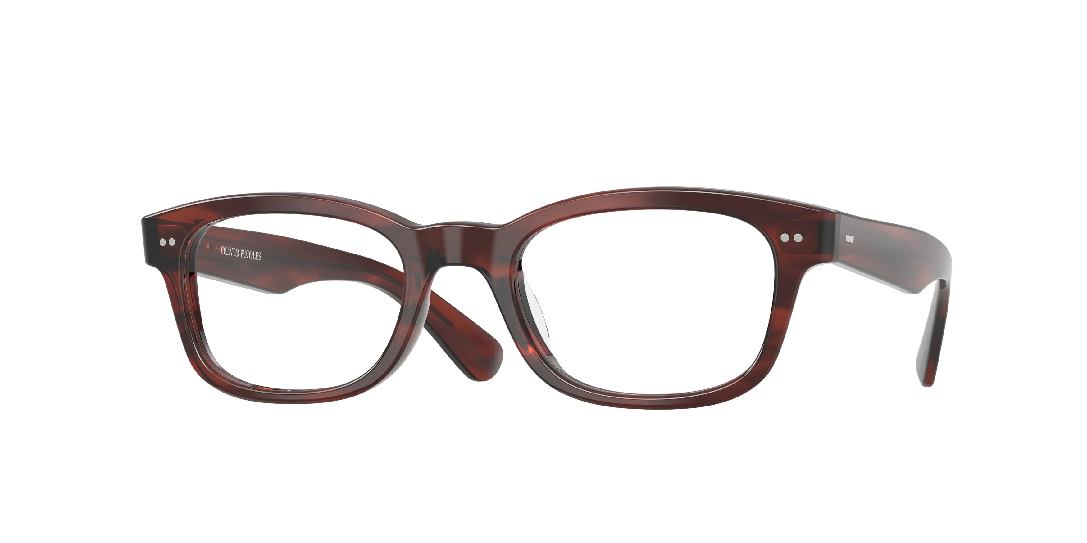 Oliver Peoples OV5617U TIELLO 1818 Montature da vista Acetato Marrone Trasparente Pillow Normale - immagine 1
