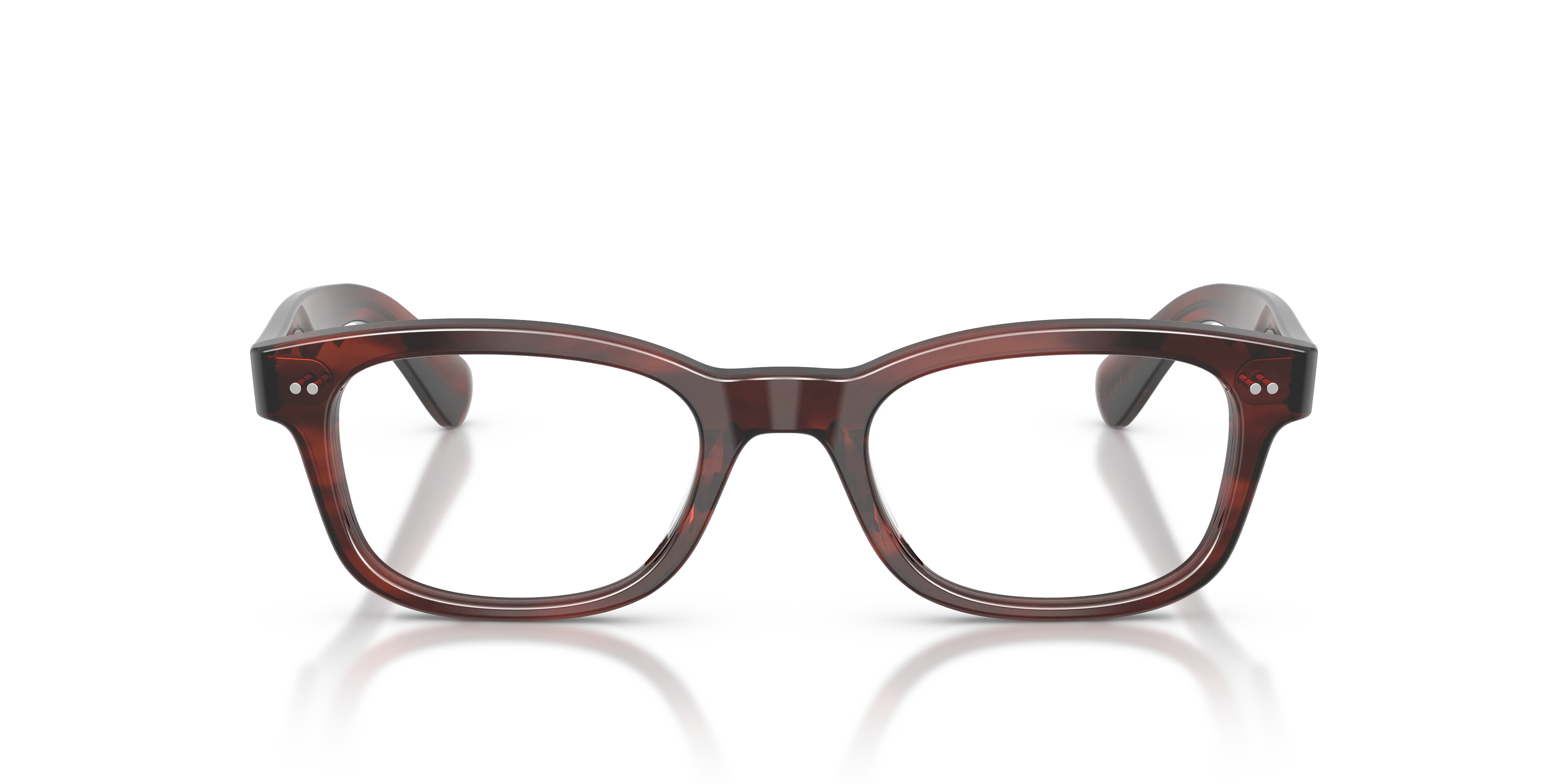 Oliver Peoples OV5617U TIELLO 1818 Montature da vista Acetato Marrone Trasparente Pillow Normale - immagine 3