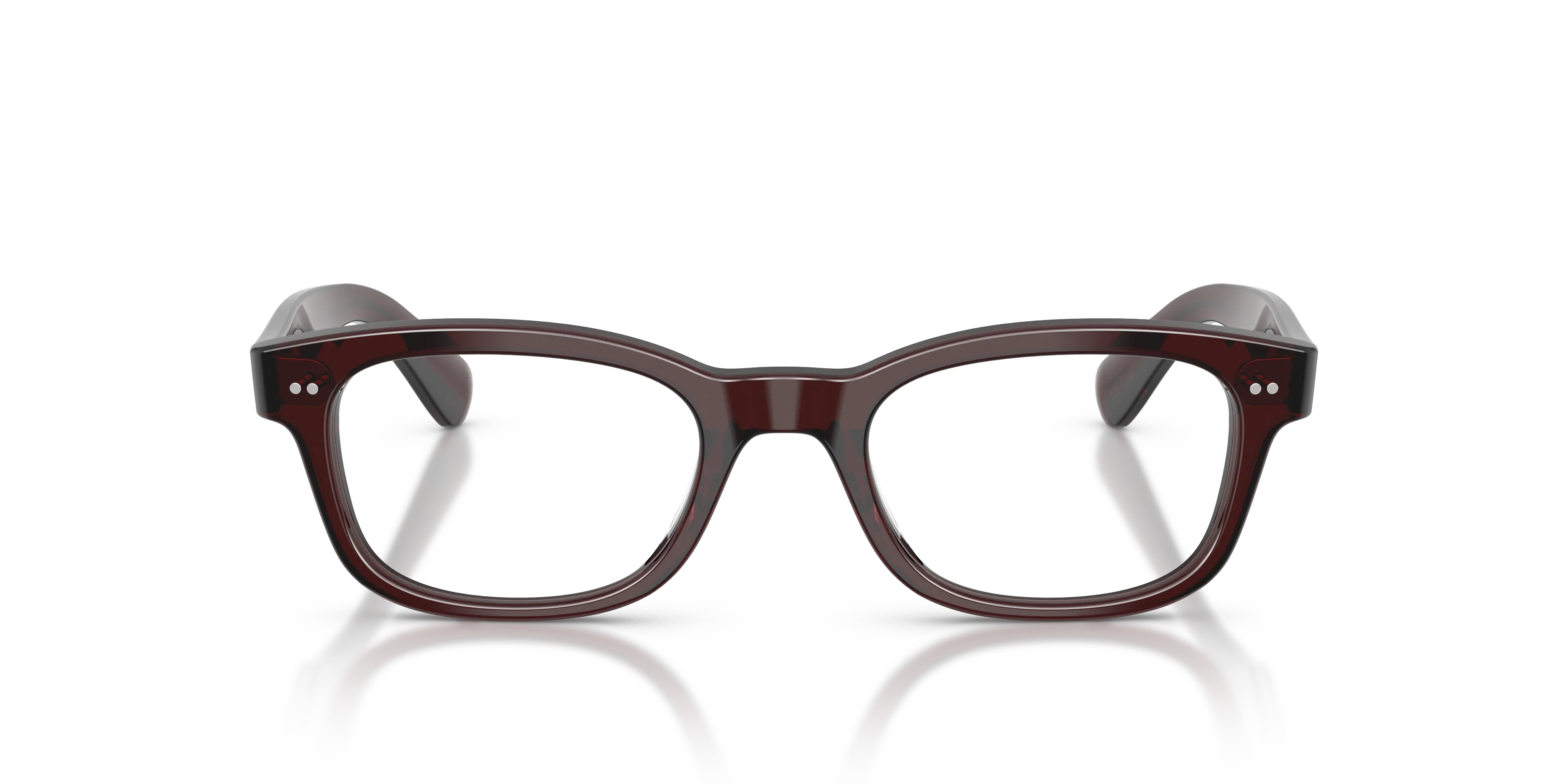 Oliver Peoples OV5617U TIELLO 1817 Montature da vista Acetato Marrone Trasparente Pillow Normale - immagine 3