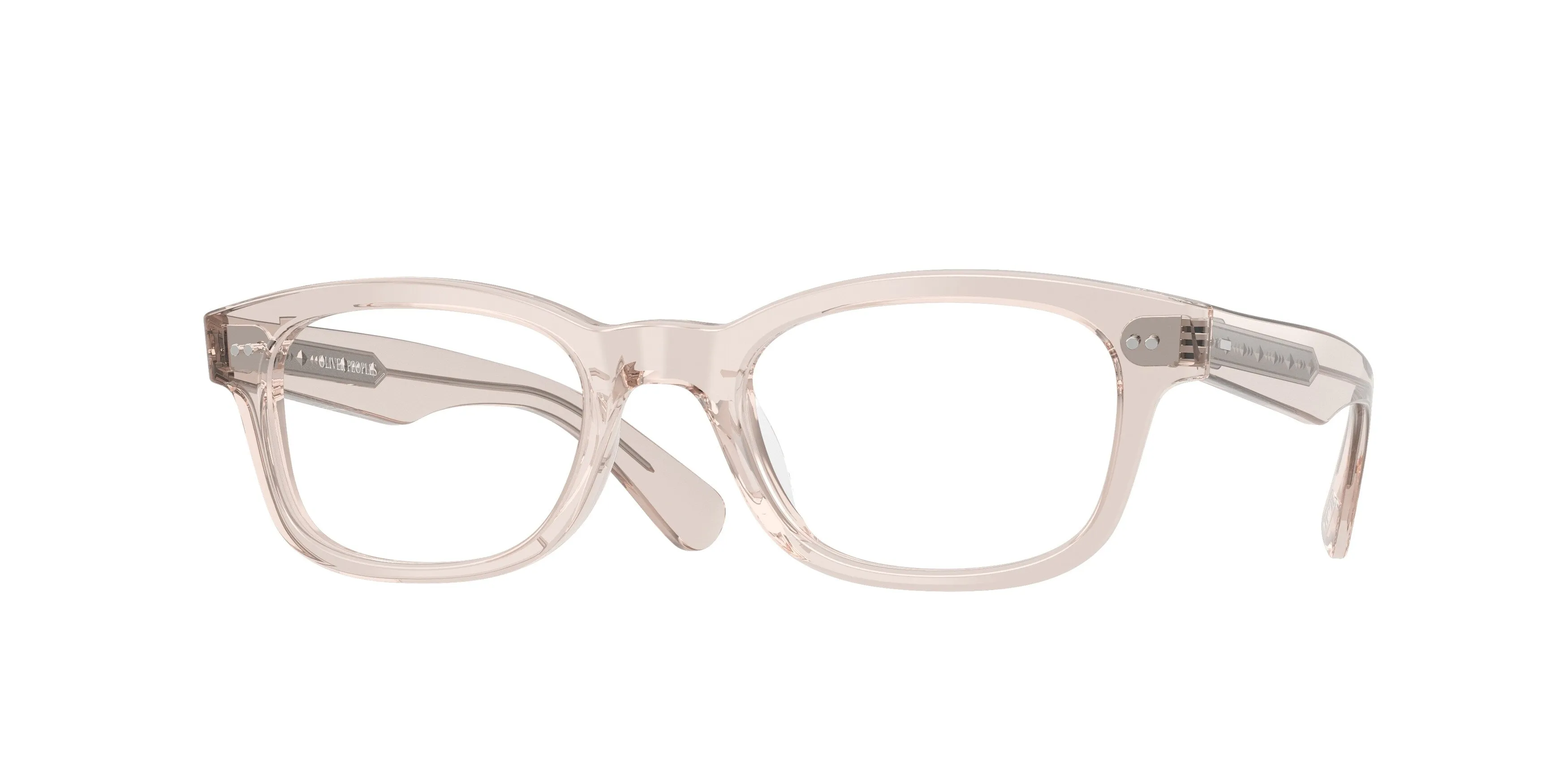 Oliver Peoples OV5617U TIELLO 1816 Montature da vista Acetato Bianco Trasparente Pillow Normale - immagine 1
