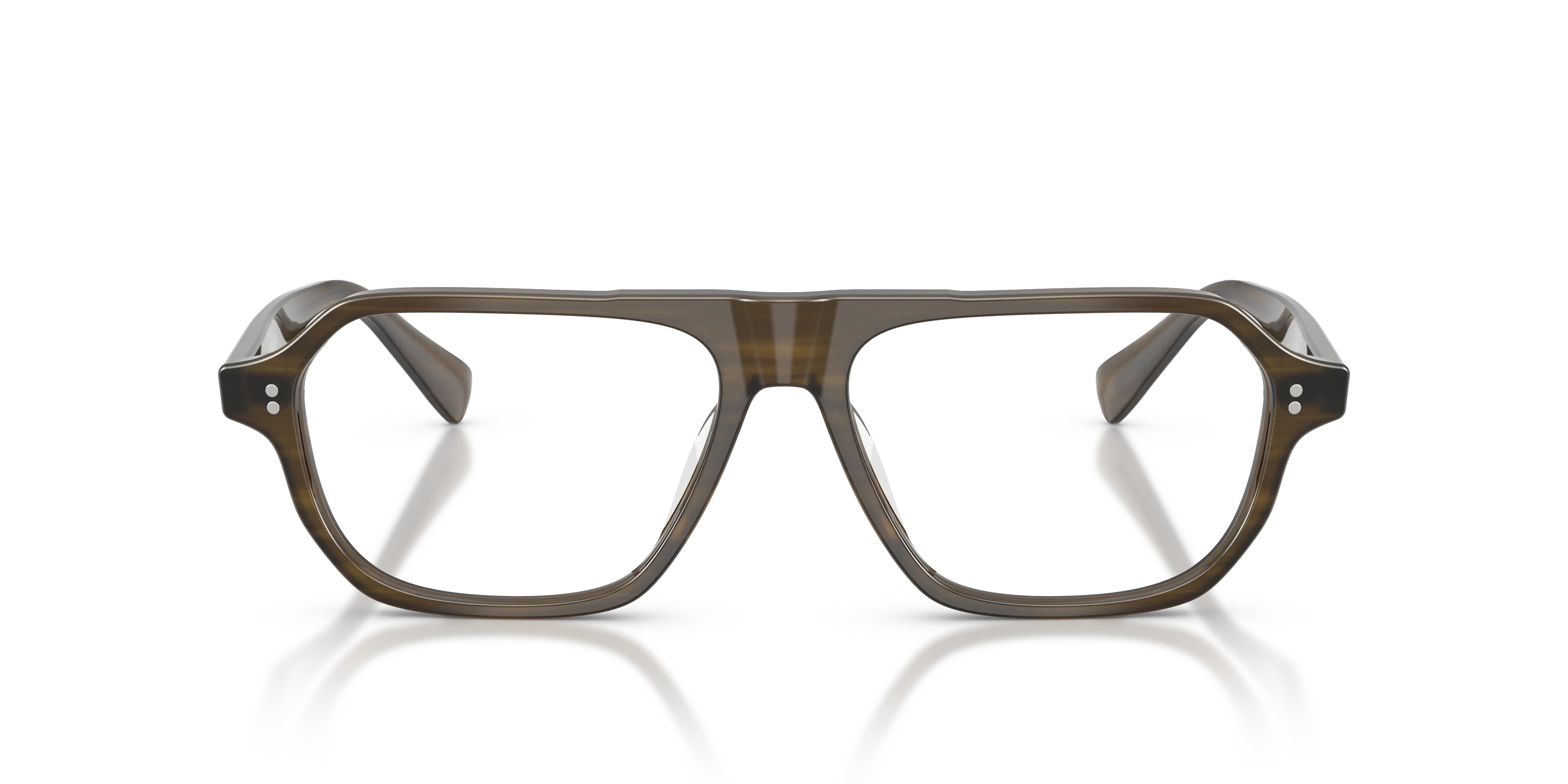Oliver Peoples OV5616U REMMENT 1821 Montature da vista Acetato Verde Trasparente Geometrica Normale - immagine 3