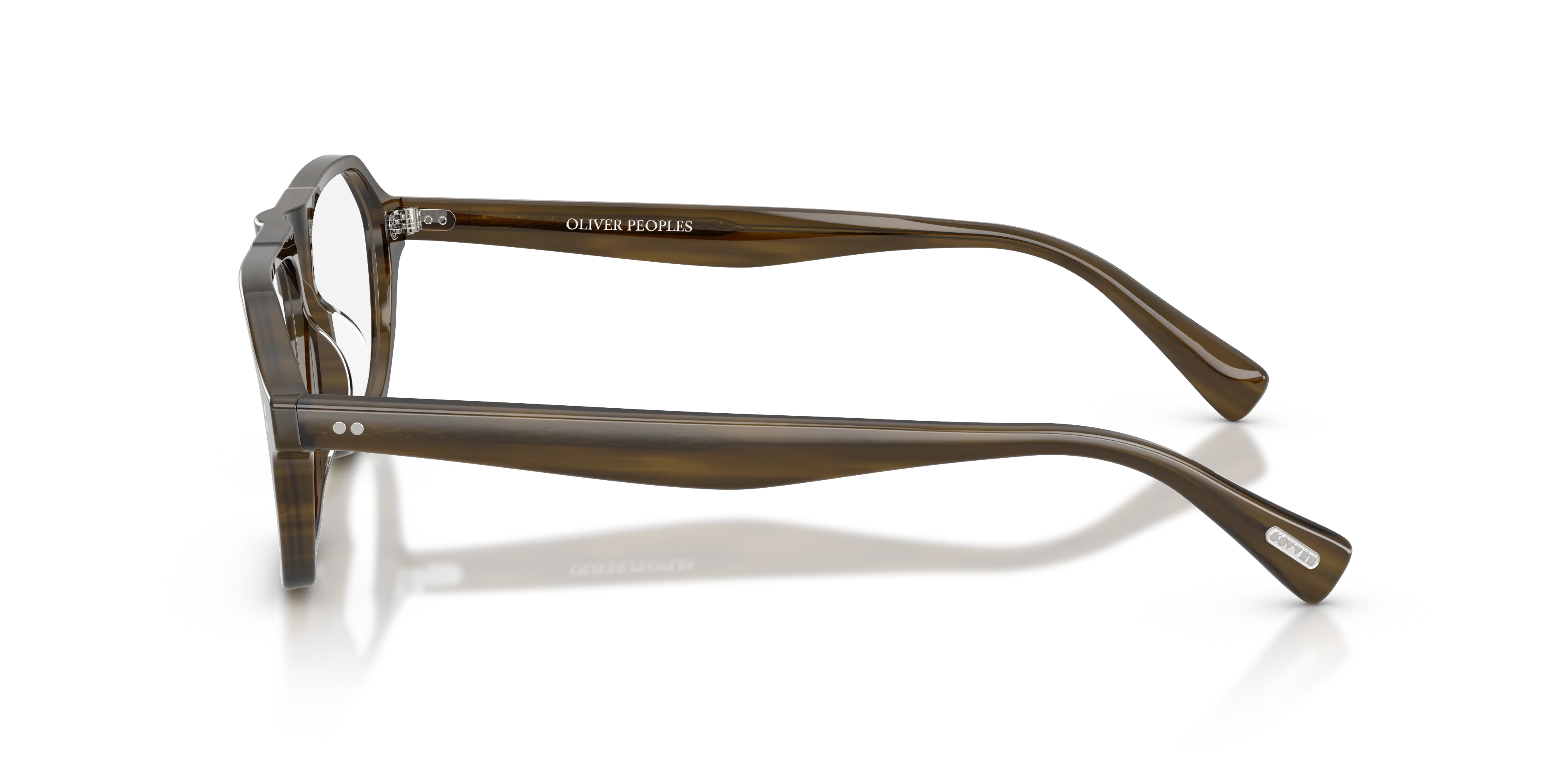 Oliver Peoples OV5616U REMMENT 1821 Montature da vista Acetato Verde Trasparente Geometrica Normale - immagine 4