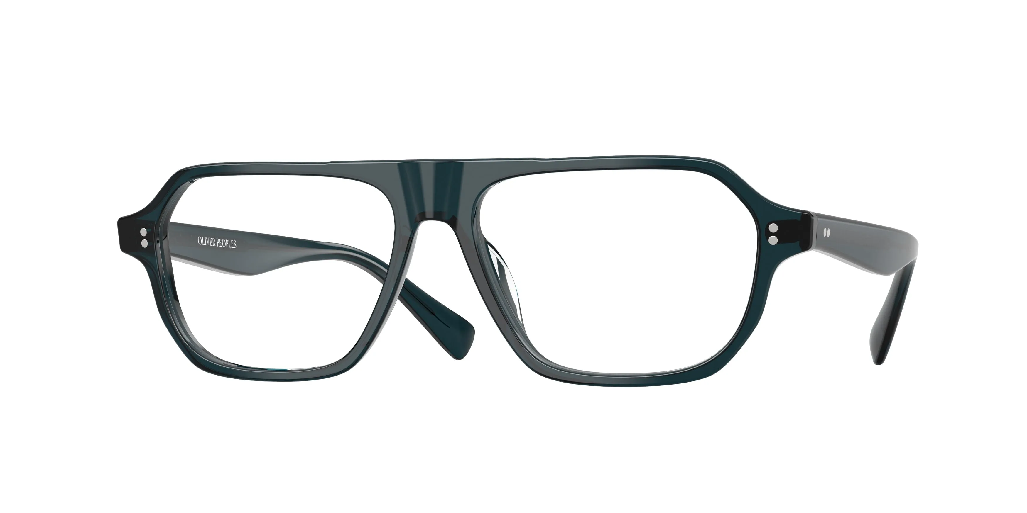 Oliver Peoples OV5616U REMMENT 1819 Montature da vista Acetato Verde Trasparente Geometrica Normale - immagine 1