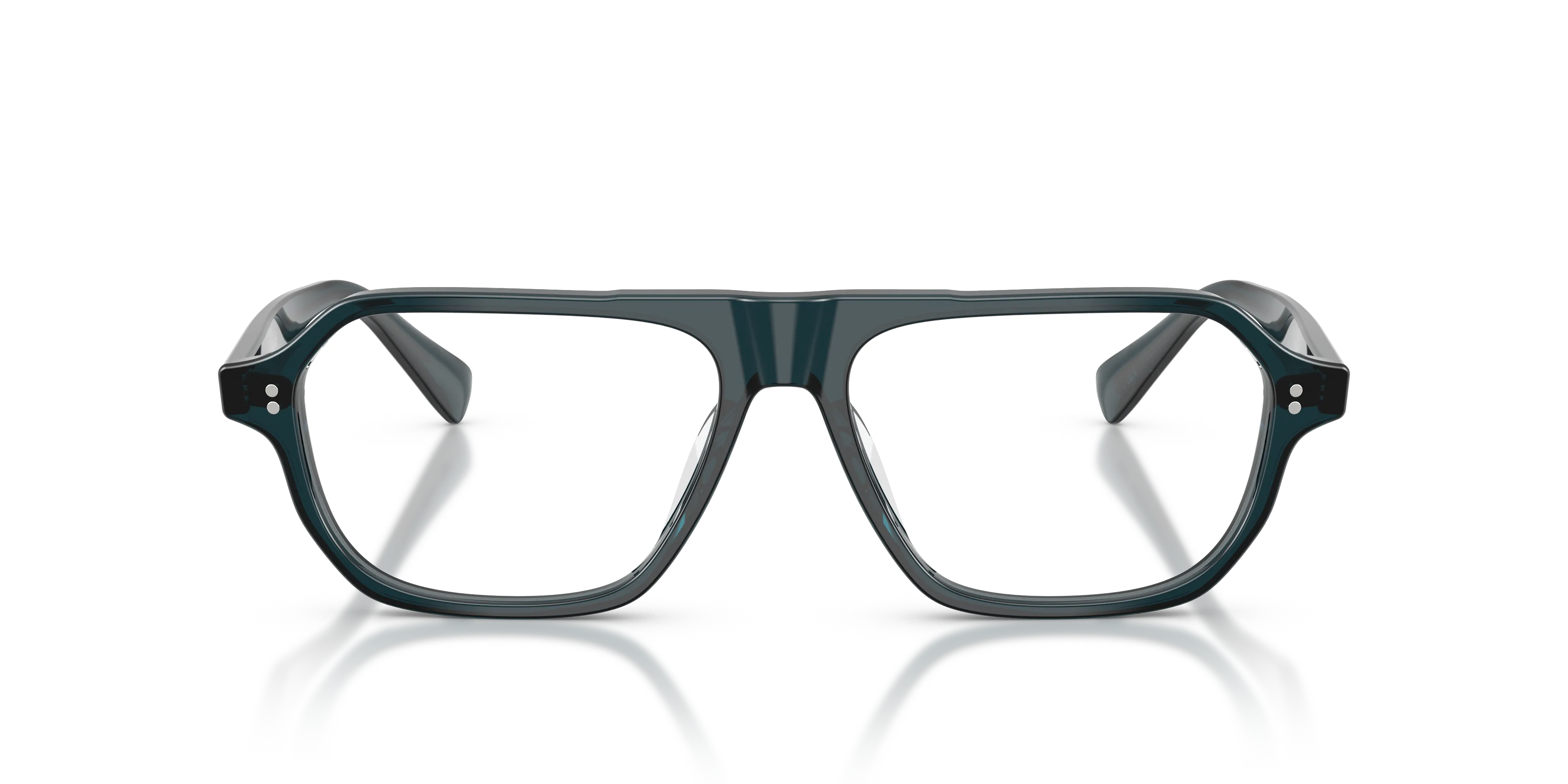 Oliver Peoples OV5616U REMMENT 1819 Montature da vista Acetato Verde Trasparente Geometrica Normale - immagine 3