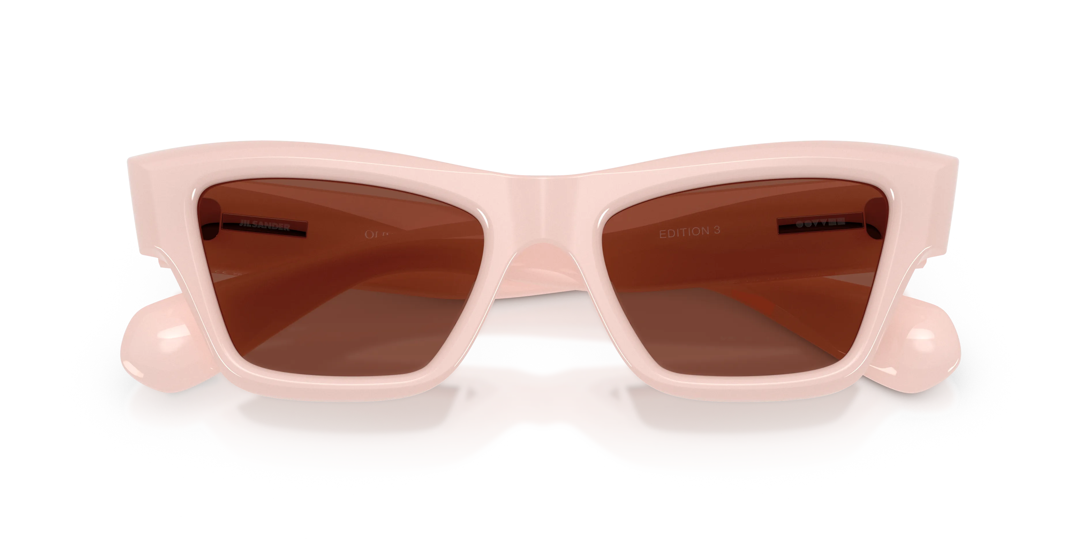 Oliver Peoples x Jil Sander OV5611SU EDITION 3 1814C5 Occhiali da sole Acetato Rosa Bordeaux Cat Eye Normale - immagine 2