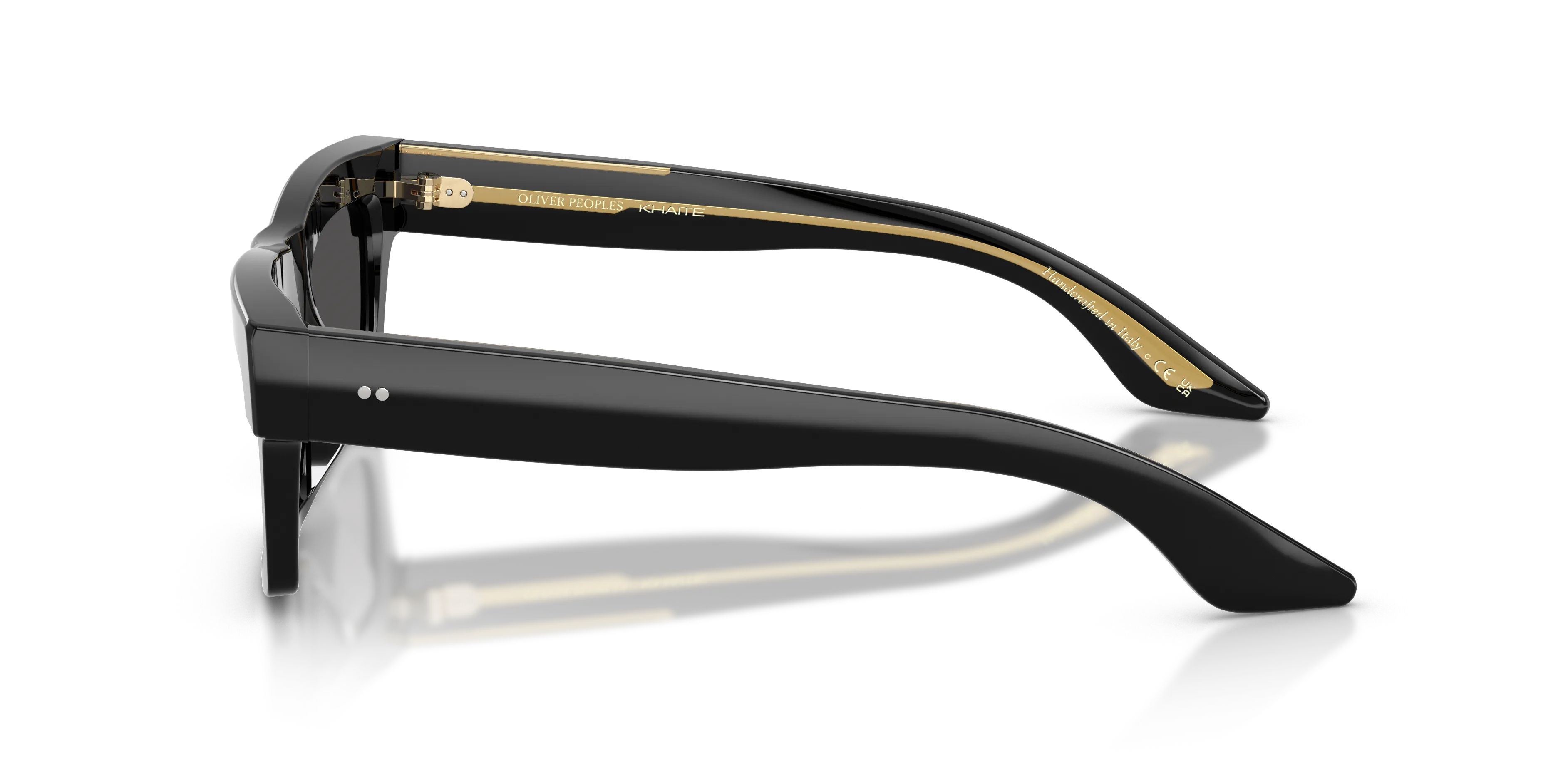 Oliver Peoples OV5607SU 1985C 149287 Occhiali da sole Acetato Nero Grigio Squadrata Normale - immagine 4