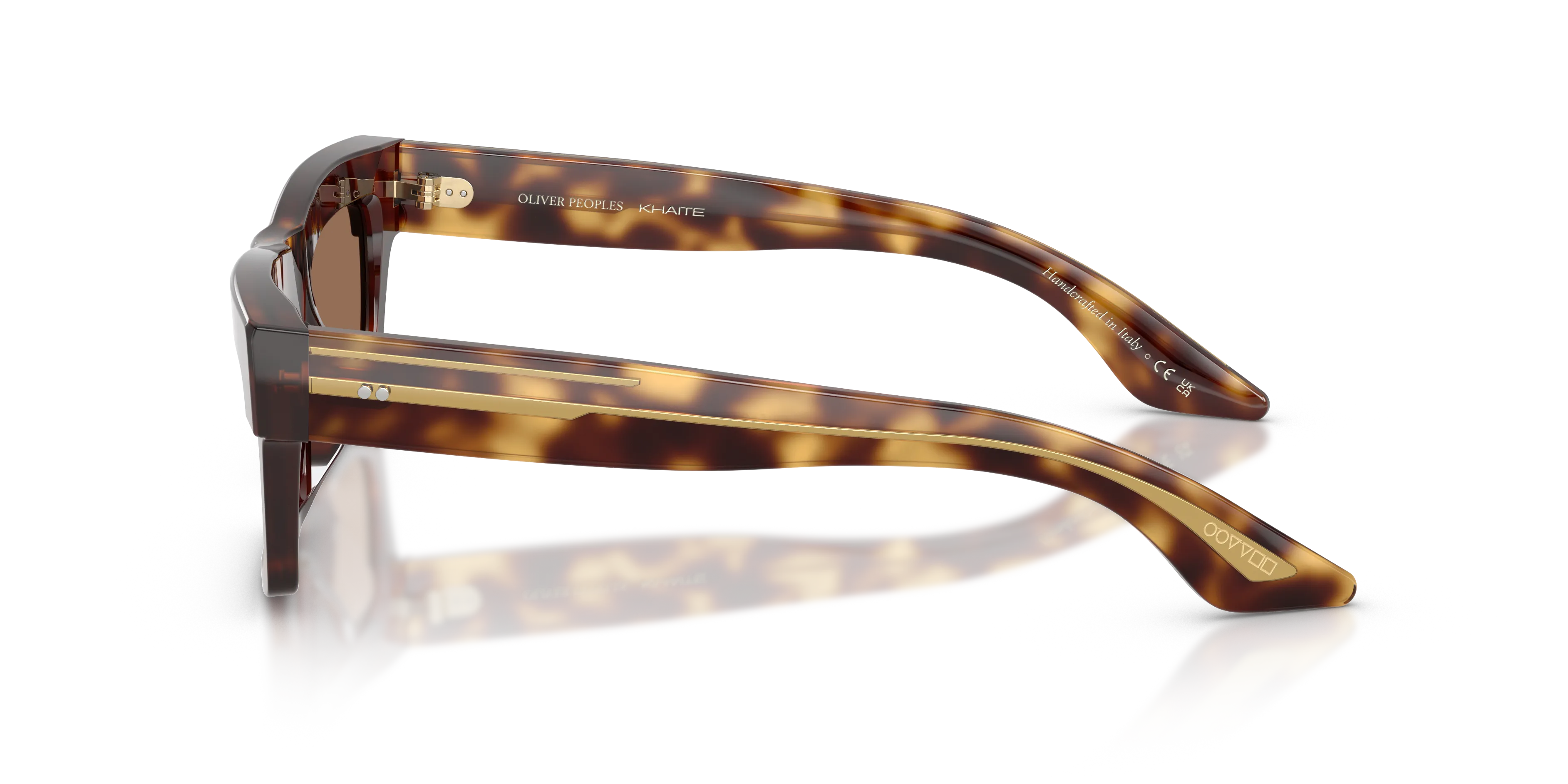 Oliver Peoples OV5607SU 1985C 100773 Occhiali da sole Acetato Tartaruga Marrone Squadrata Normale - immagine 4
