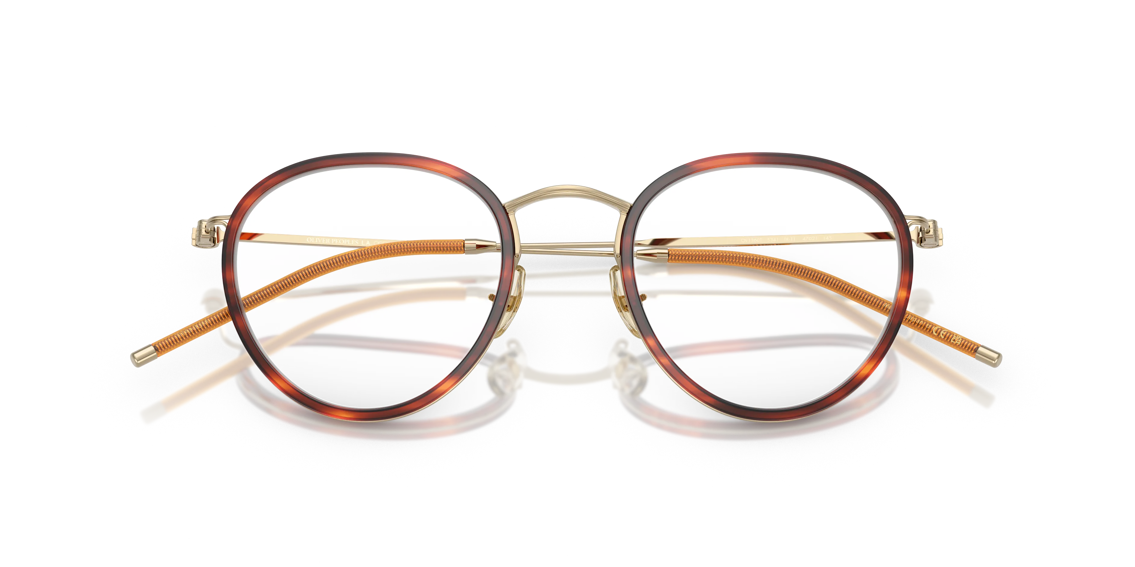 Oliver Peoples OV1360T TK-11 5341 Montature da vista Titanio Oro Trasparente Pantos Normale - immagine 2