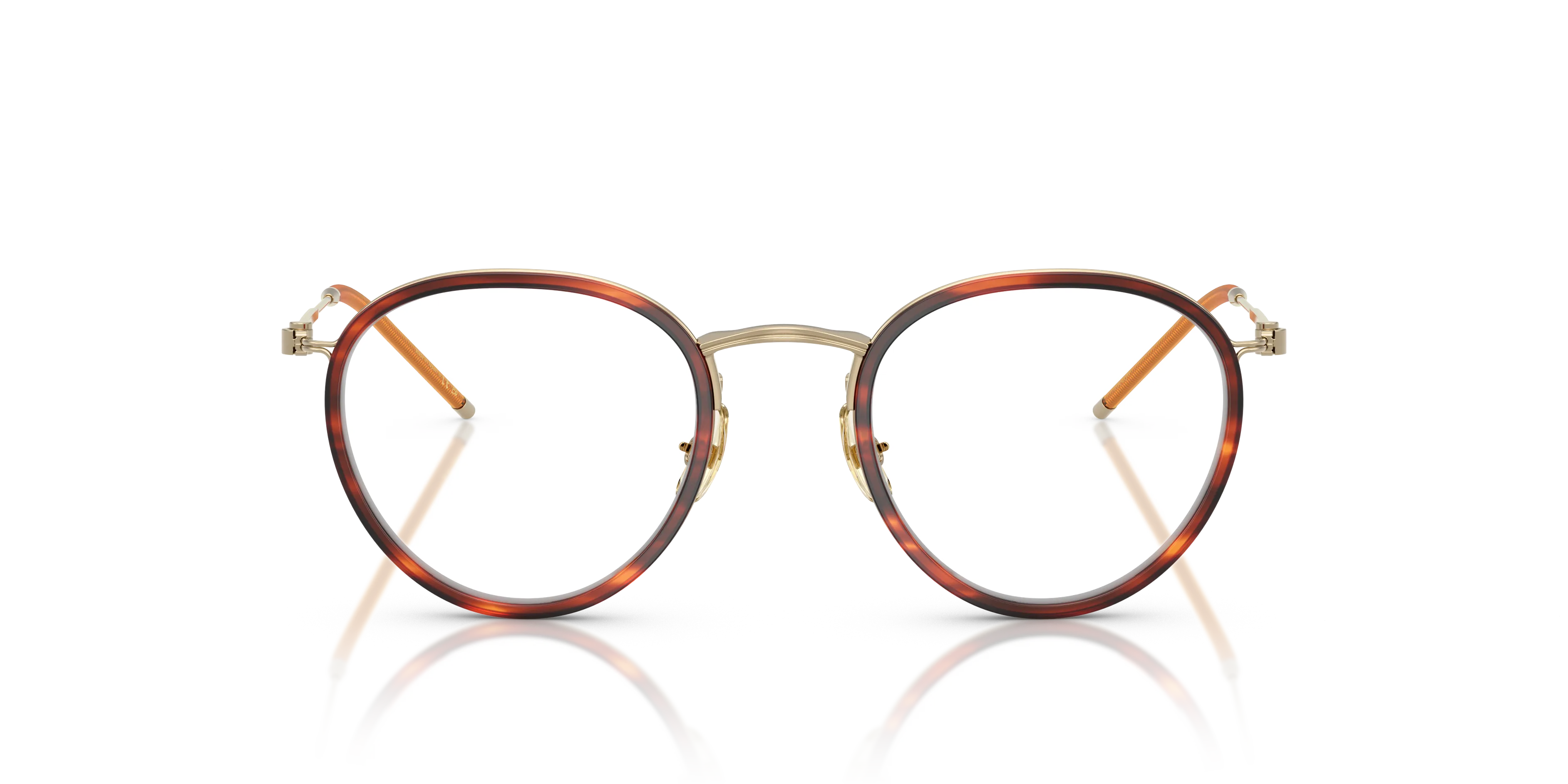 Oliver Peoples OV1360T TK-11 5341 Montature da vista Titanio Oro Trasparente Pantos Normale - immagine 3
