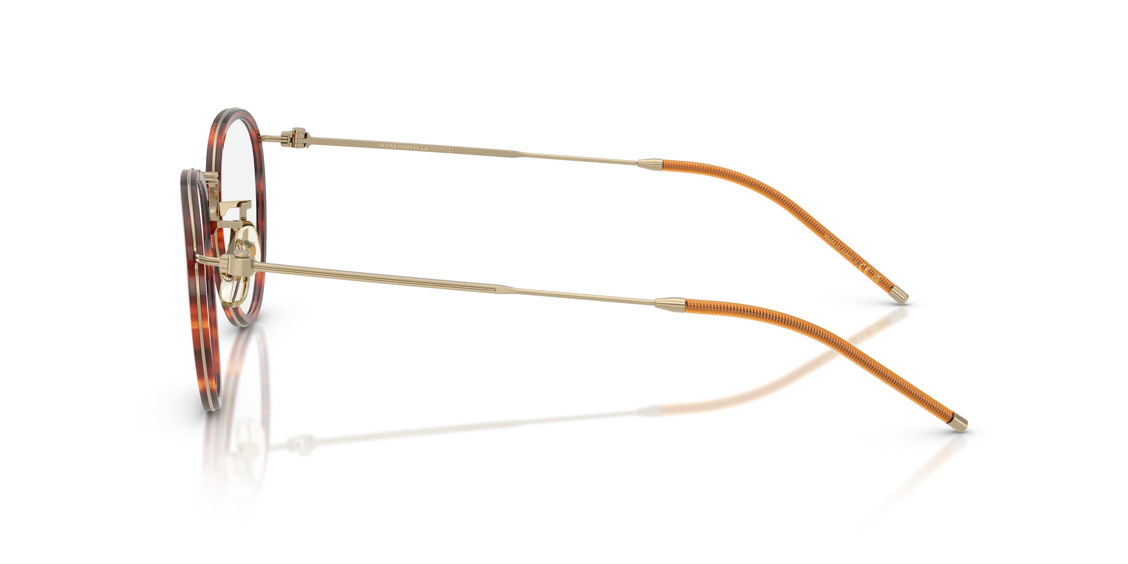 Oliver Peoples OV1360T TK-11 5341 Montature da vista Titanio Oro Trasparente Pantos Normale - immagine 4